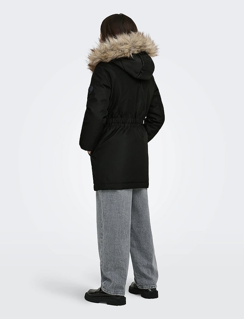 Kids Only - KOGIRIS LIFE FUR PARKA OTW NOOS - parkas - black - 3