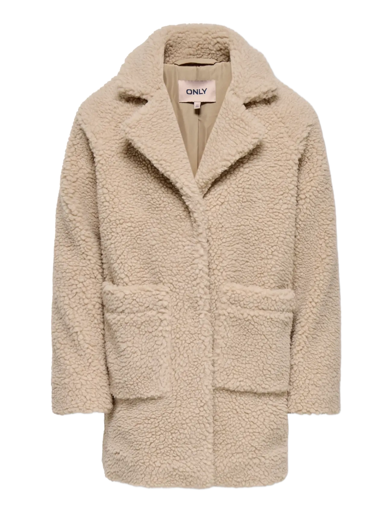 Kids Only KOGNEWAURELIA LIFE SHERPA COAT OTW - Neuheiten - CUBAN SAND / cream