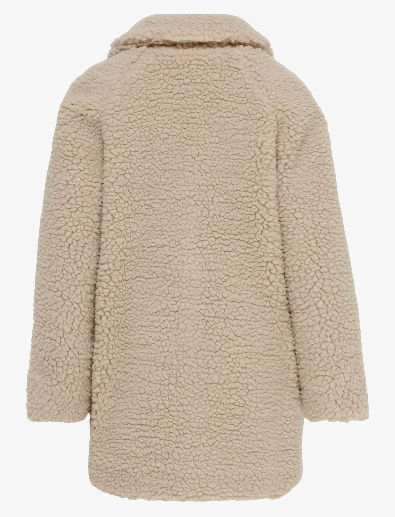 Kids Only - KOGNEWAURELIA SHERPA COAT OTW - kunstkarusnahk - cuban sand - 2