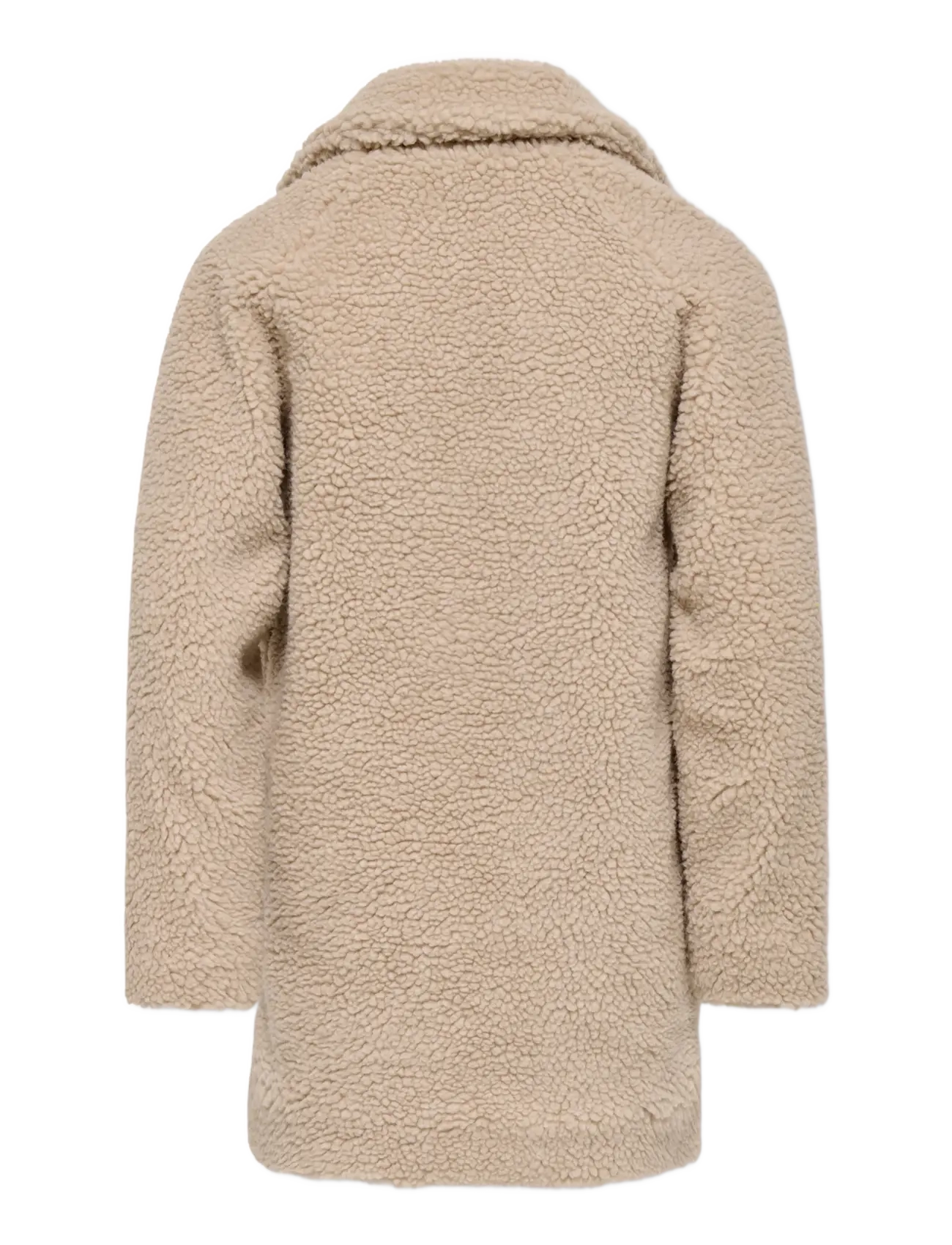 Kids Only - KOGNEWAURELIA LIFE SHERPA COAT OTW - kunstkarusnahk - cuban sand - 2