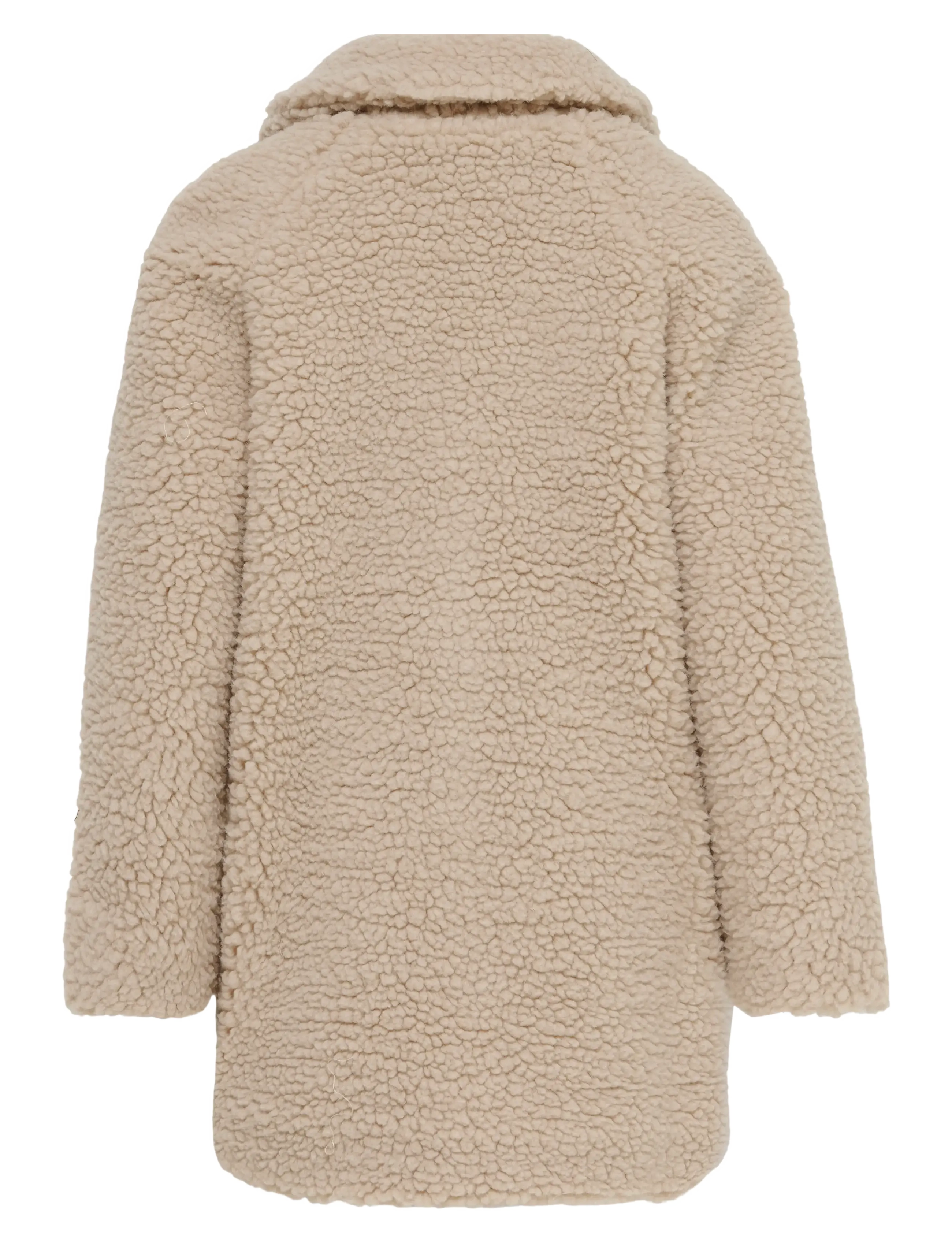 Kids Only - KOGNEWAURELIA LIFE SHERPA COAT OTW - kunstkarusnahk - cuban sand - 2