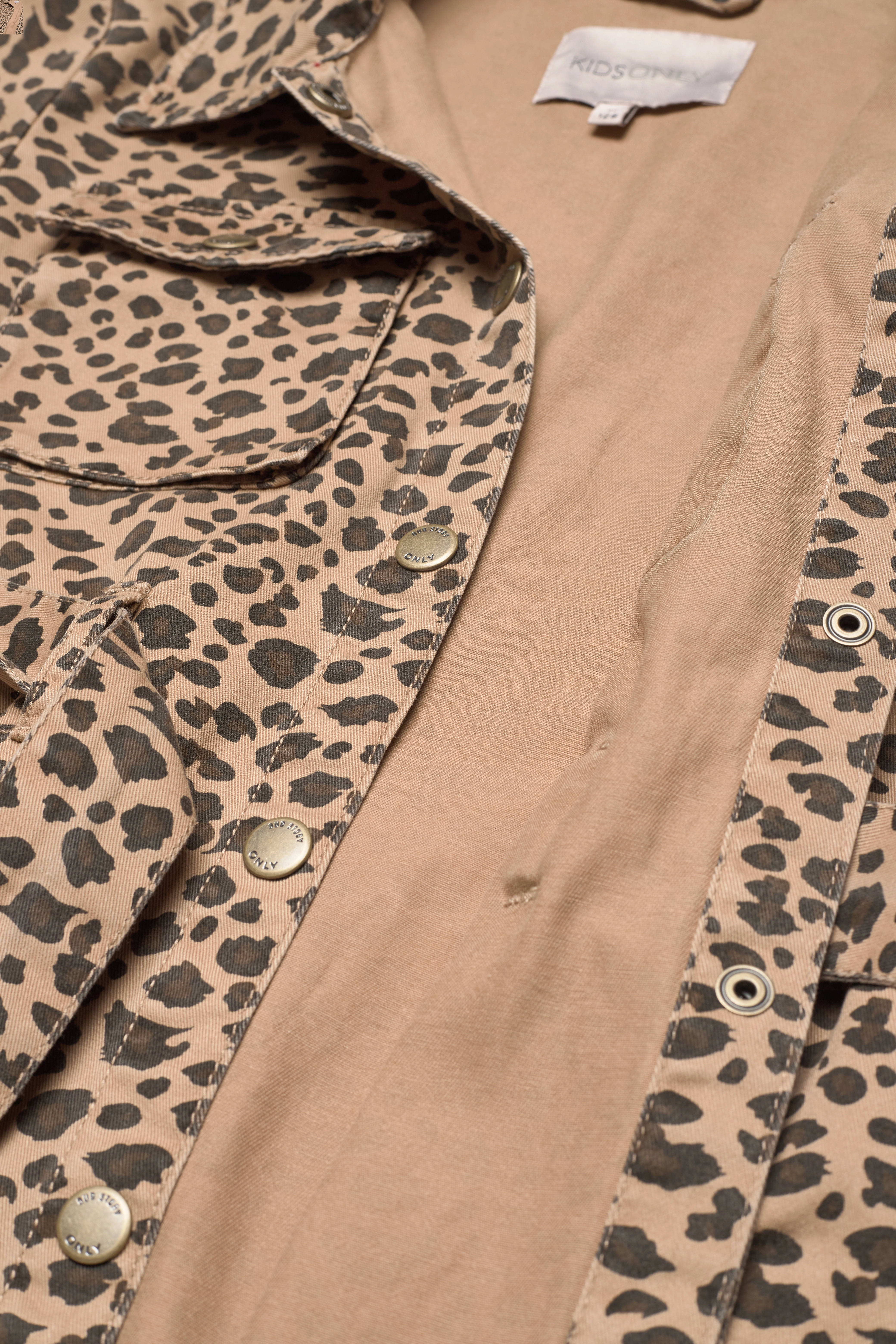 Kids Only - KONNATALIE AOP UTILITY JACKET CP OTW - toasted coconut - 4