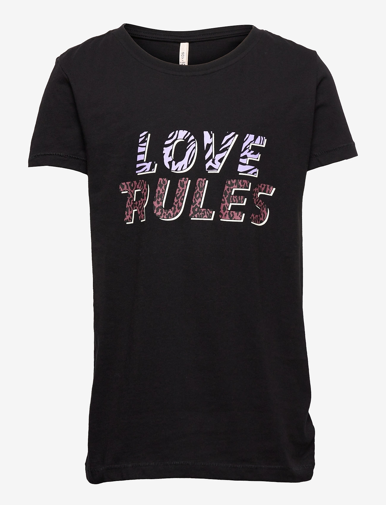 Kids Only - KONJENNA LIFE FIT TIGER S/S TOP BOX JRS - black - 0