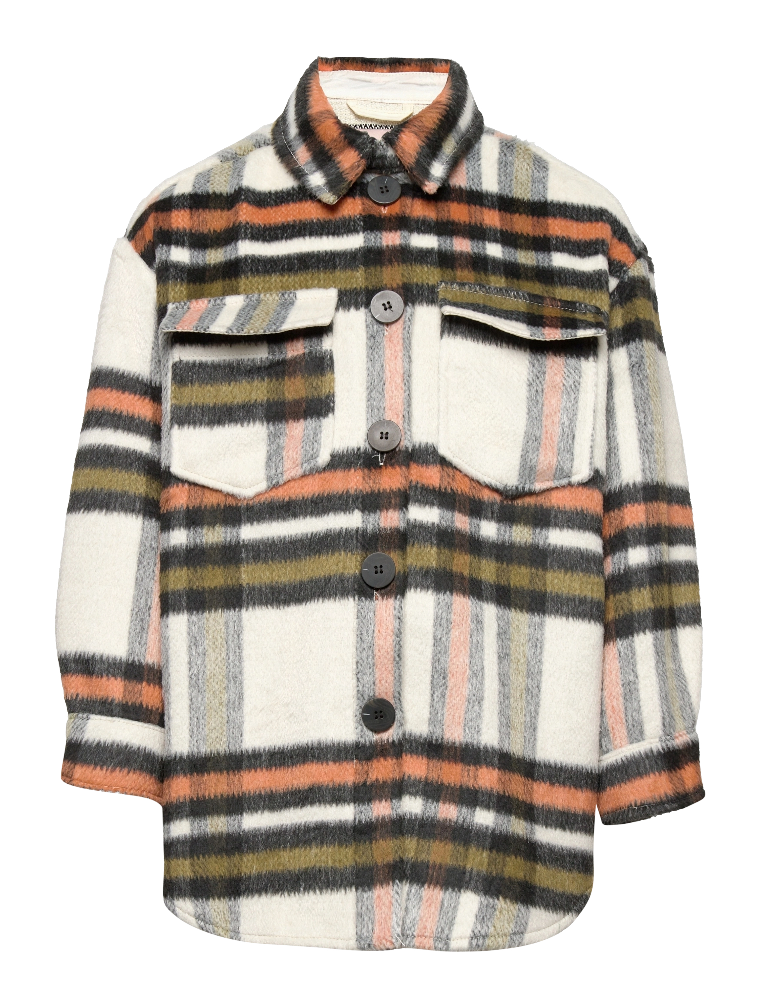 Kids Only - KOGDEENA-LIVI L/S CHECK SHACKET PNT - cloud dancer - 0