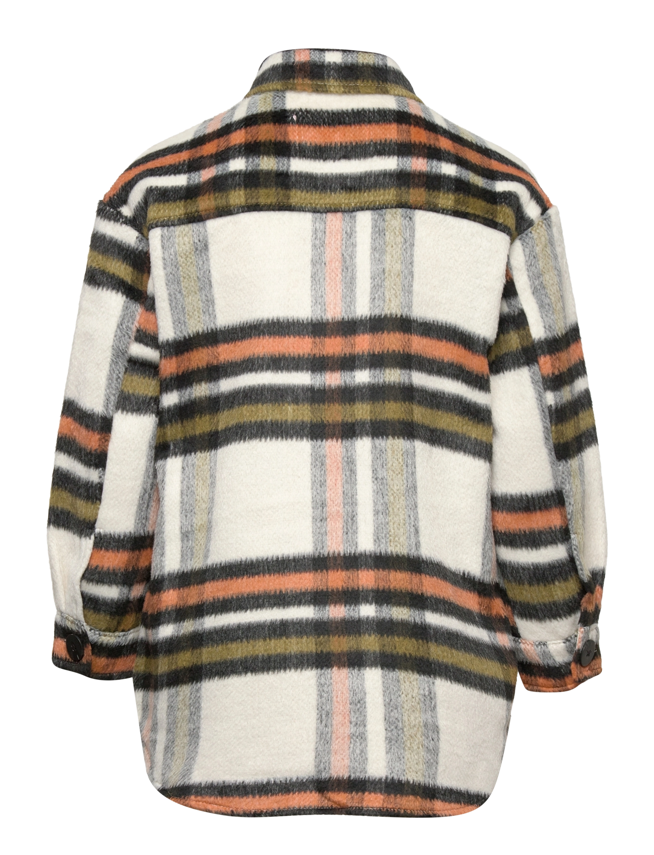 Kids Only - KOGDEENA-LIVI L/S CHECK SHACKET PNT - cloud dancer - 1
