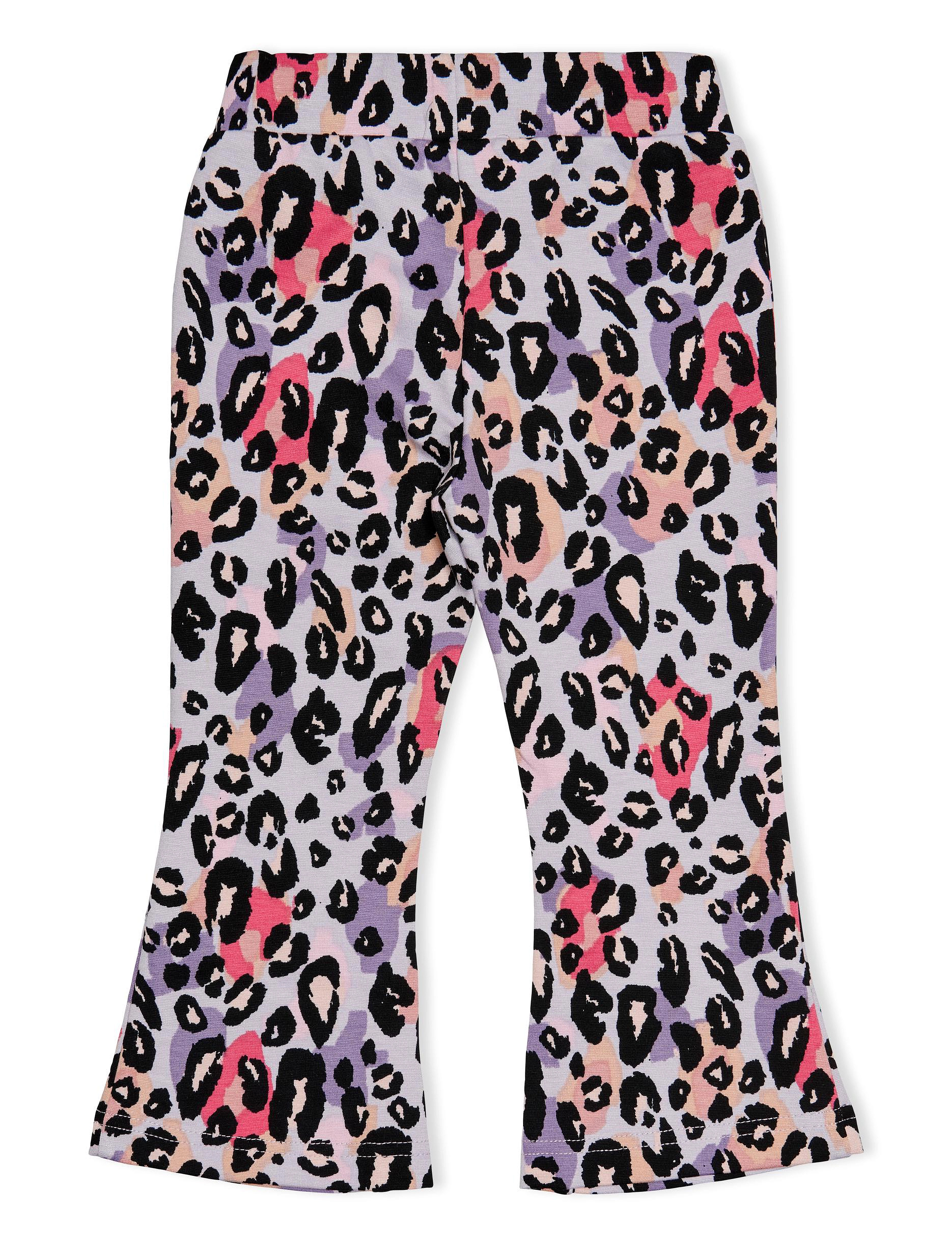 Kids Only - KMGPAIGE FLARED PANT AOP PNT - thistle - 1