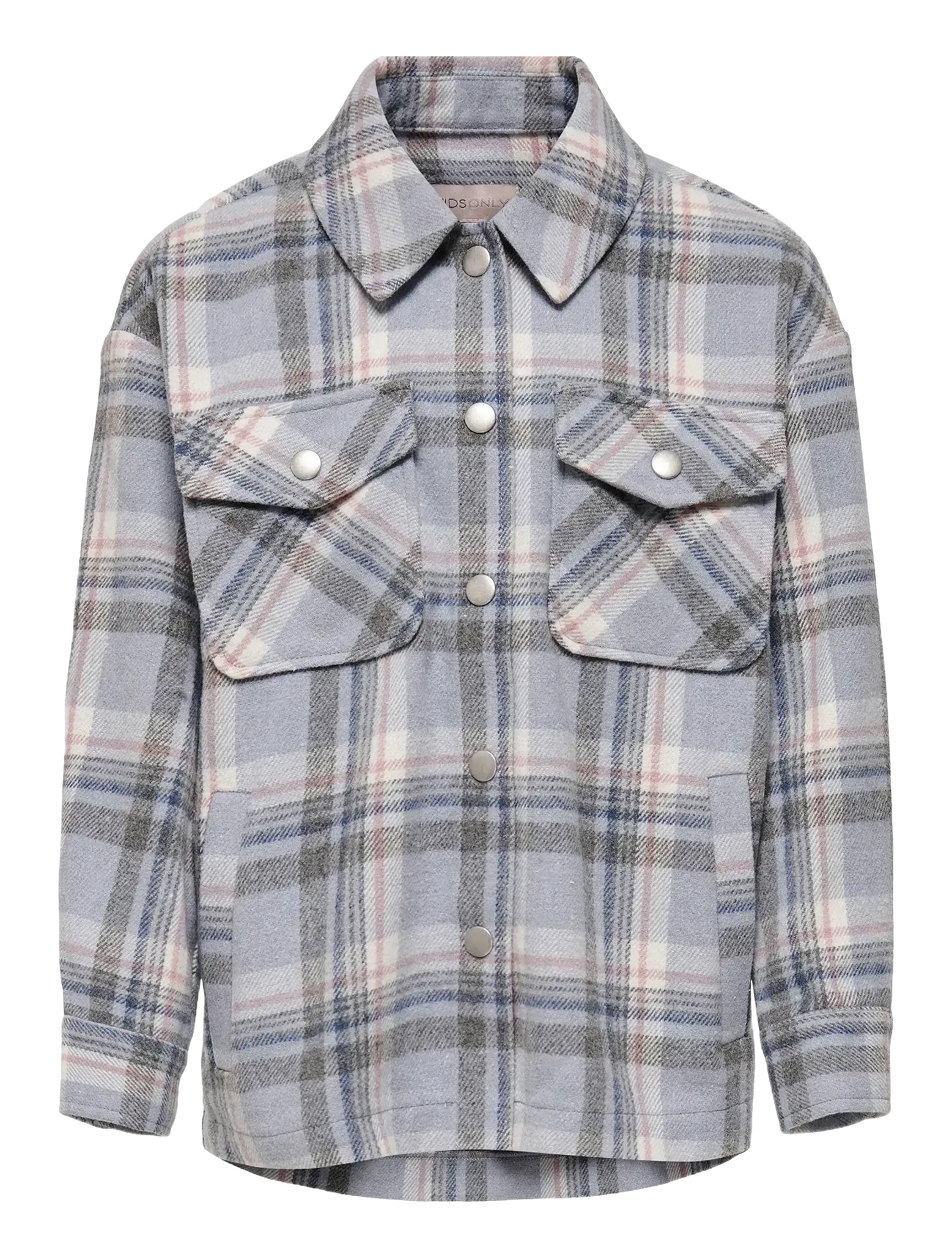 Kids Only KONCHARLOTTE CHECK SHACKET PNT - Jackets - CASHMERE BLUE / grey