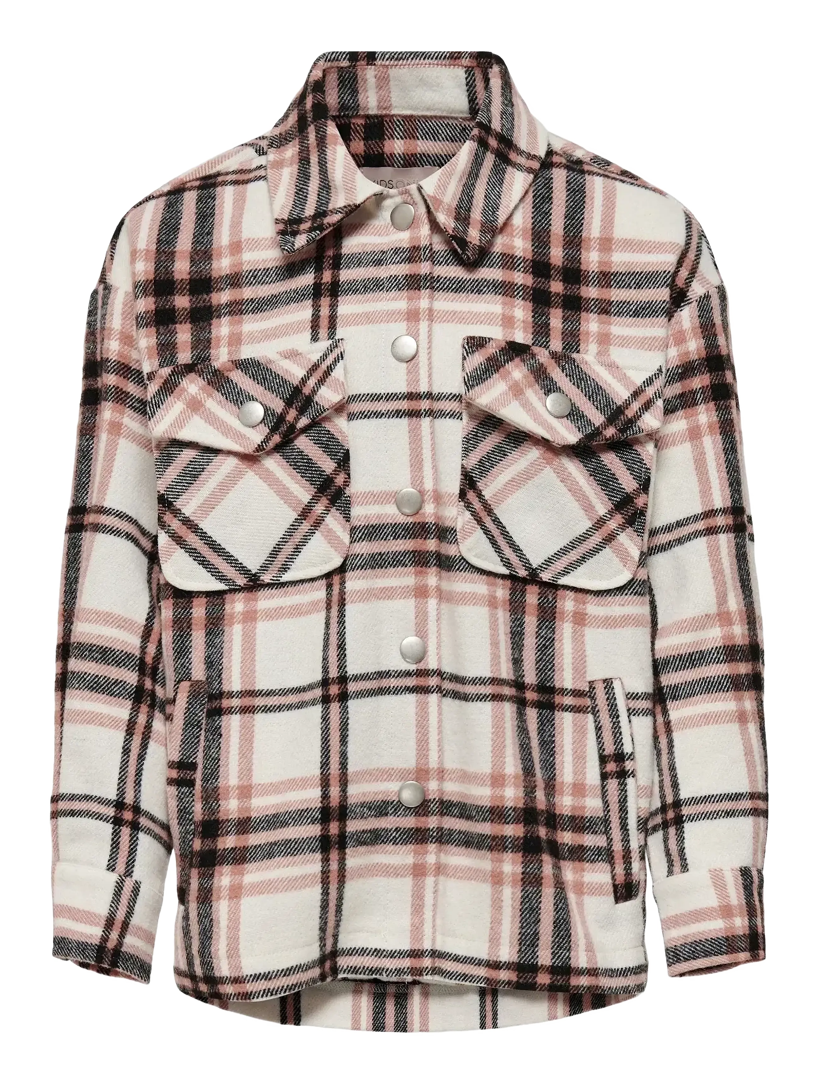 Kids Only KONCHARLOTTE CHECK SHACKET PNT - Jacken - CLOUD DANCER / multi