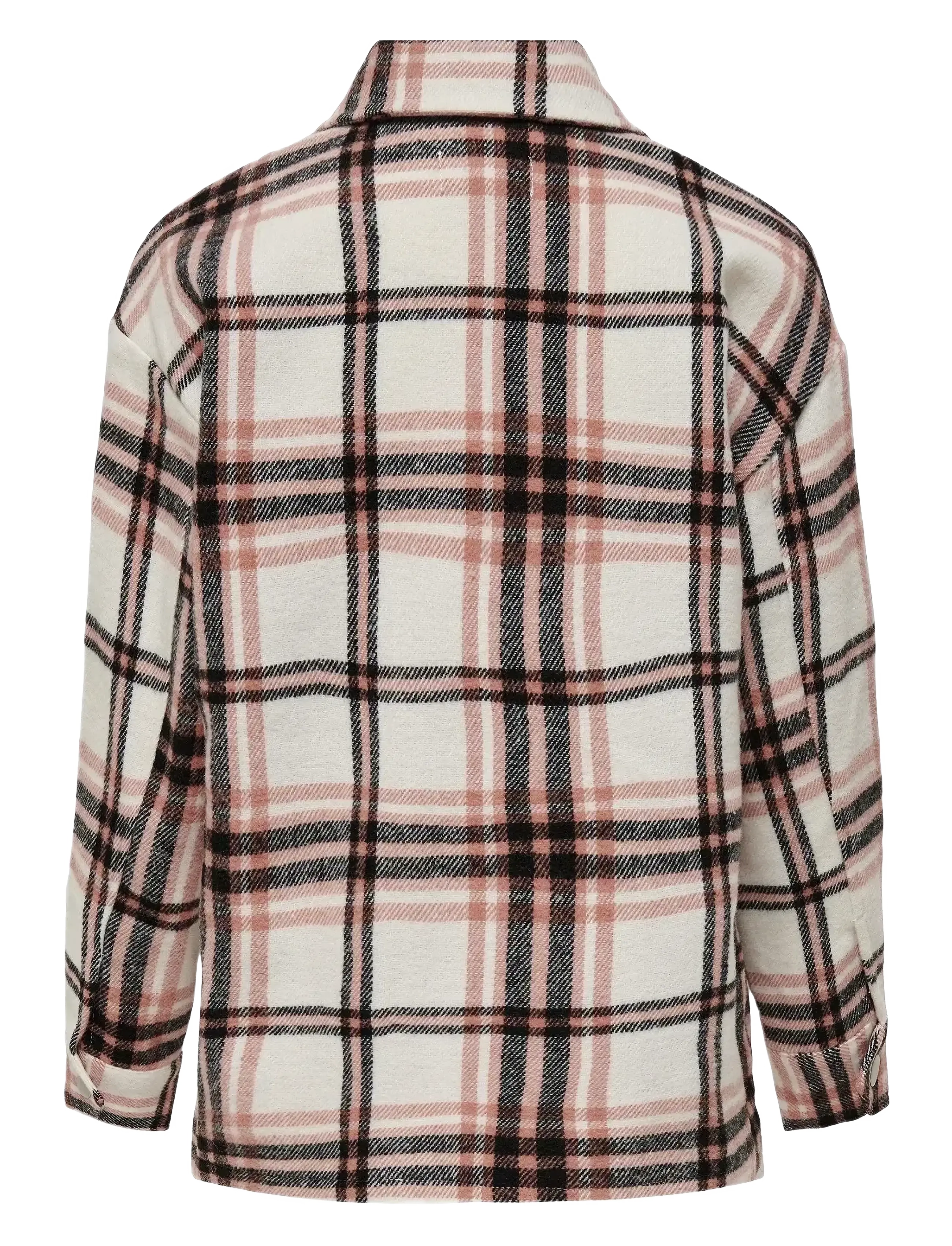 Kids Only - KONCHARLOTTE CHECK SHACKET PNT - laveste priser - cloud dancer - 1