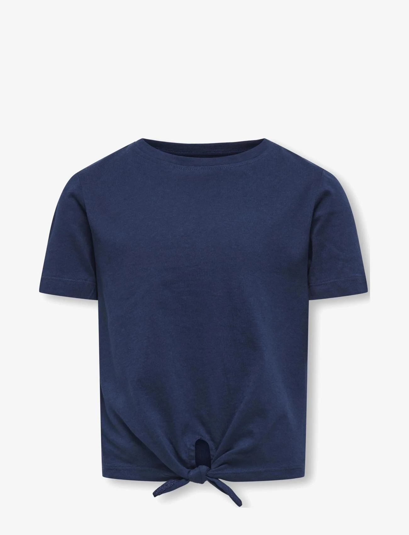 Kids Only - KOGMAY S/S KNOT TOP JRS - kortärmade t-shirts - naval academy - 0