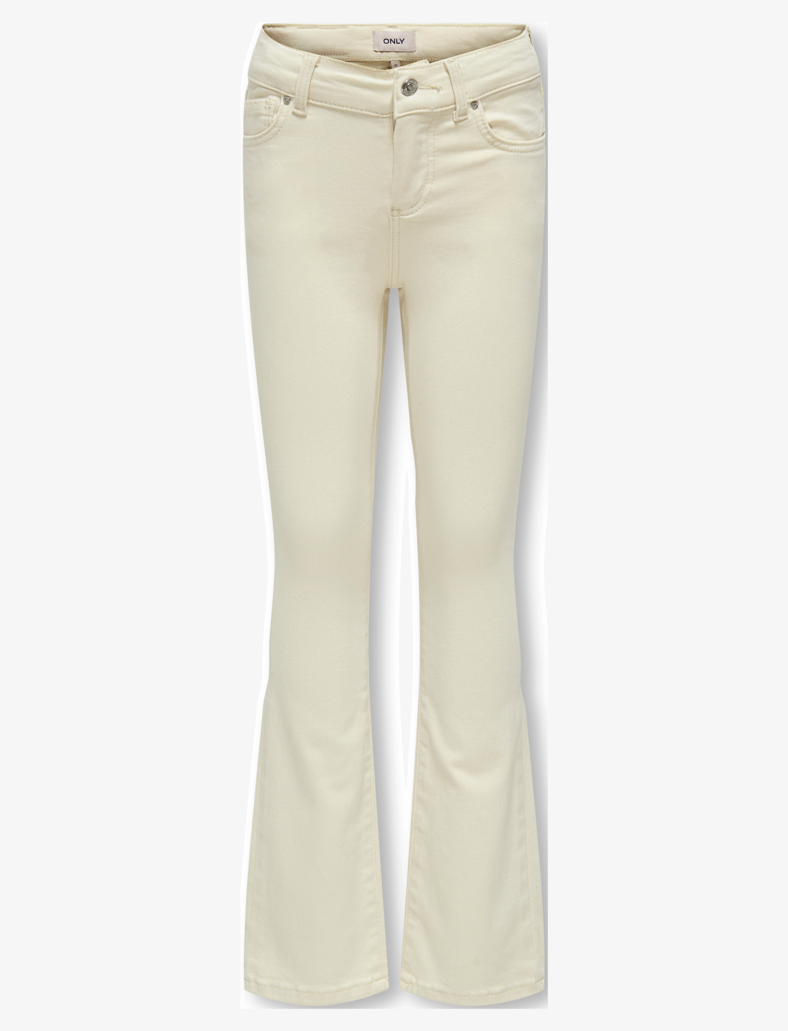 Kids Only KOGBLUSH MID FLARED CRO 019 - Jeans - ECRU / cream