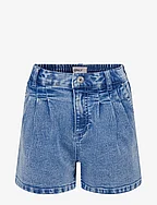 KOGSAINT CHINO PLEAT SHORTS BOX DNM YORK - LIGHT BLUE DENIM