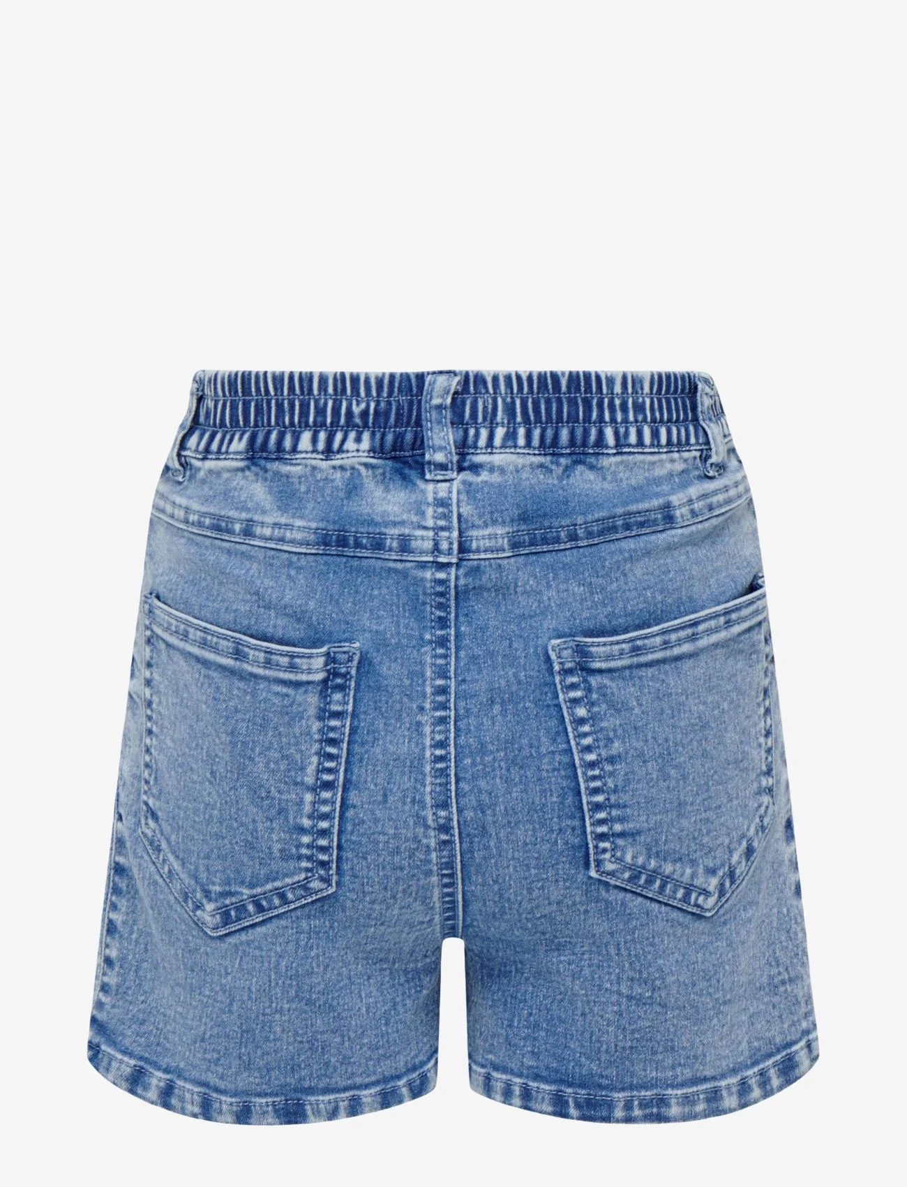 Kids Only - KOGSAINT CHINO PLEAT SHORTS BOX DNM YORK - denim shorts - light blue denim - 1