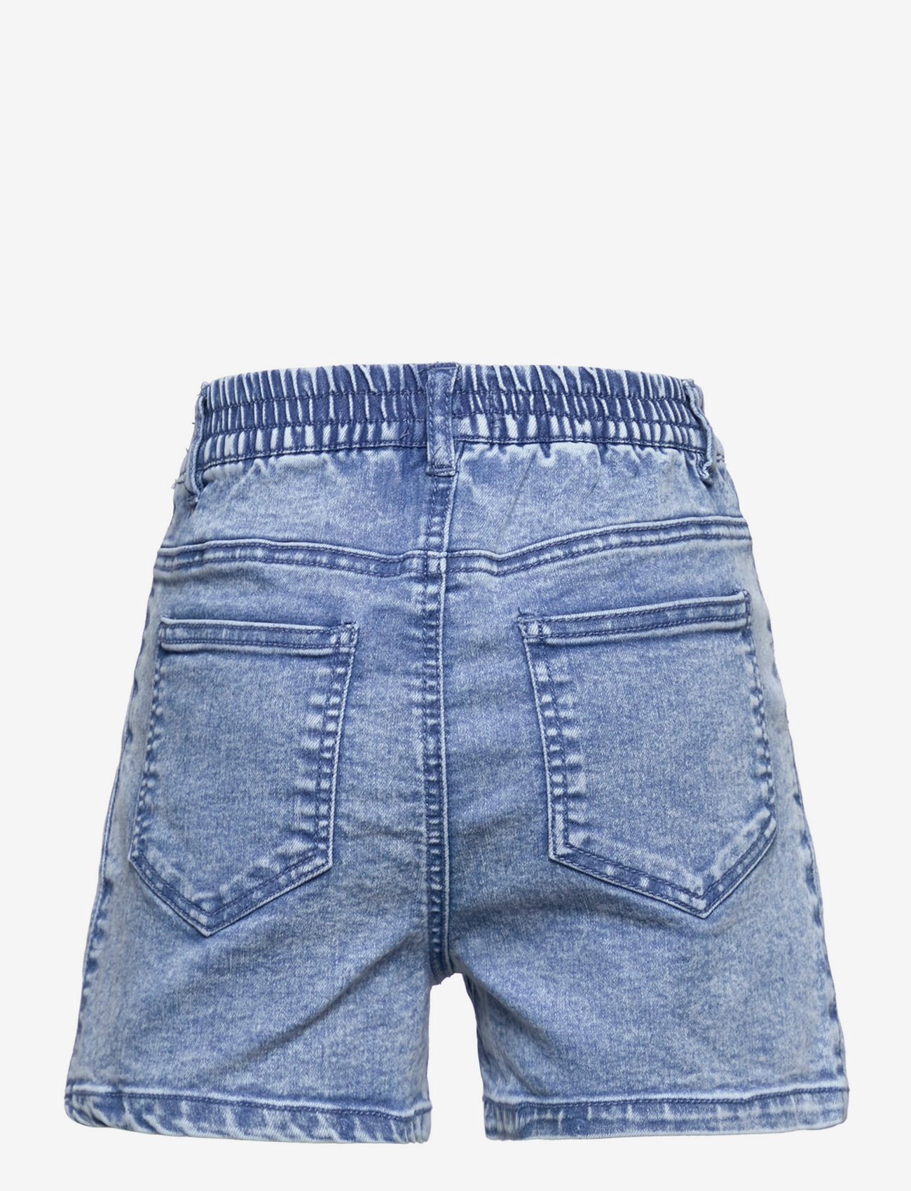 Kids Only - KOGSAINT CHINO PLEAT SHORTS BOX DNM YORK - jeansshorts - medium blue denim - 1
