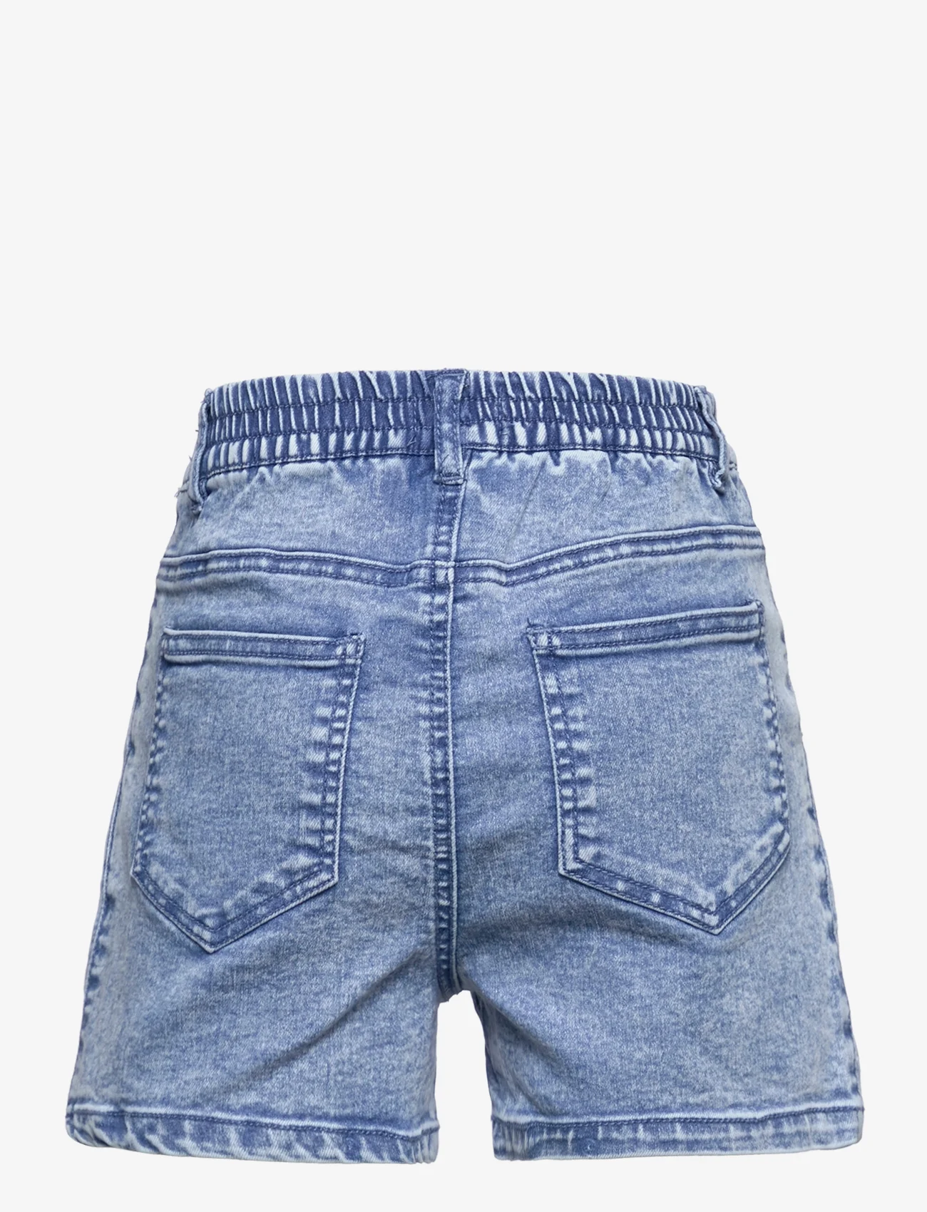 Kids Only - KOGSAINT CHINO PLEAT SHORTS BOX DNM YORK - lühikesed teksapüksid - medium blue denim - 1