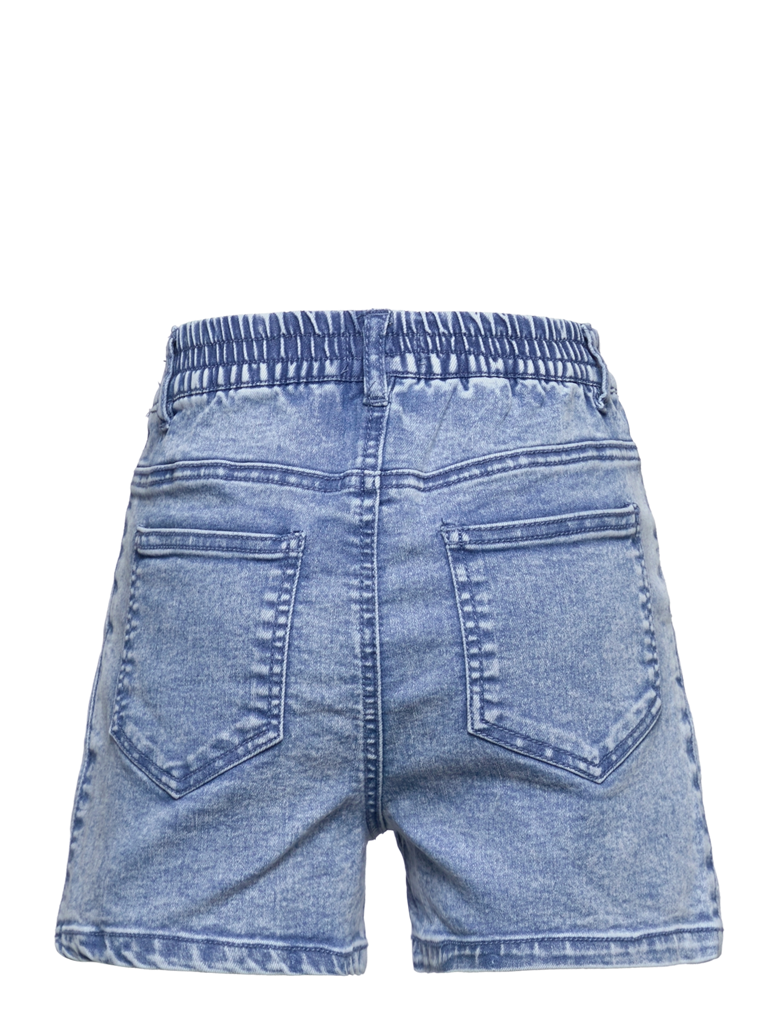 Kids Only - KOGSAINT CHINO PLEAT SHORTS BOX DNM YORK - medium blue denim - 1