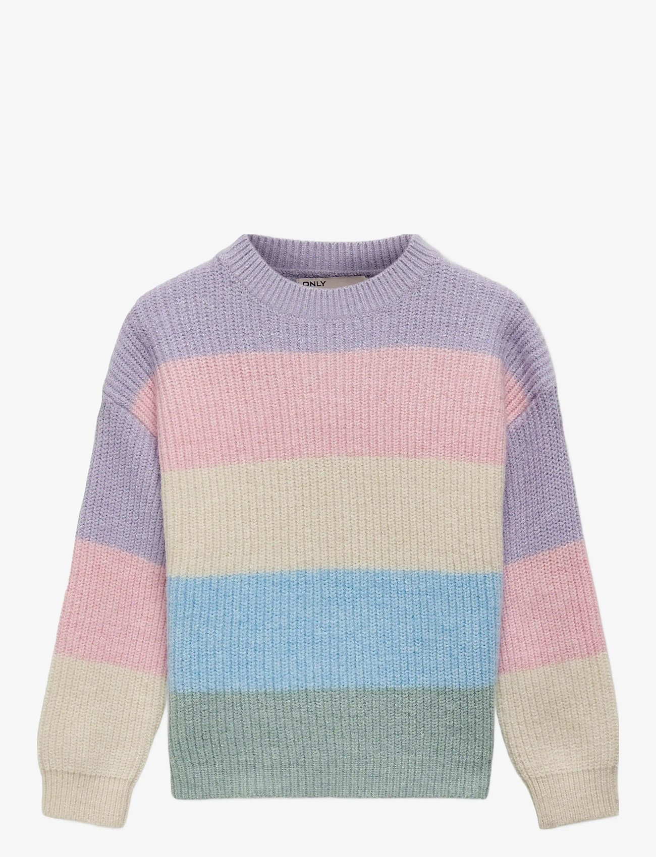 Kids Only - KMGSANDY L/S STRIPE PULLOVER KNT NOOS - neulepuserot - lavendula - 0