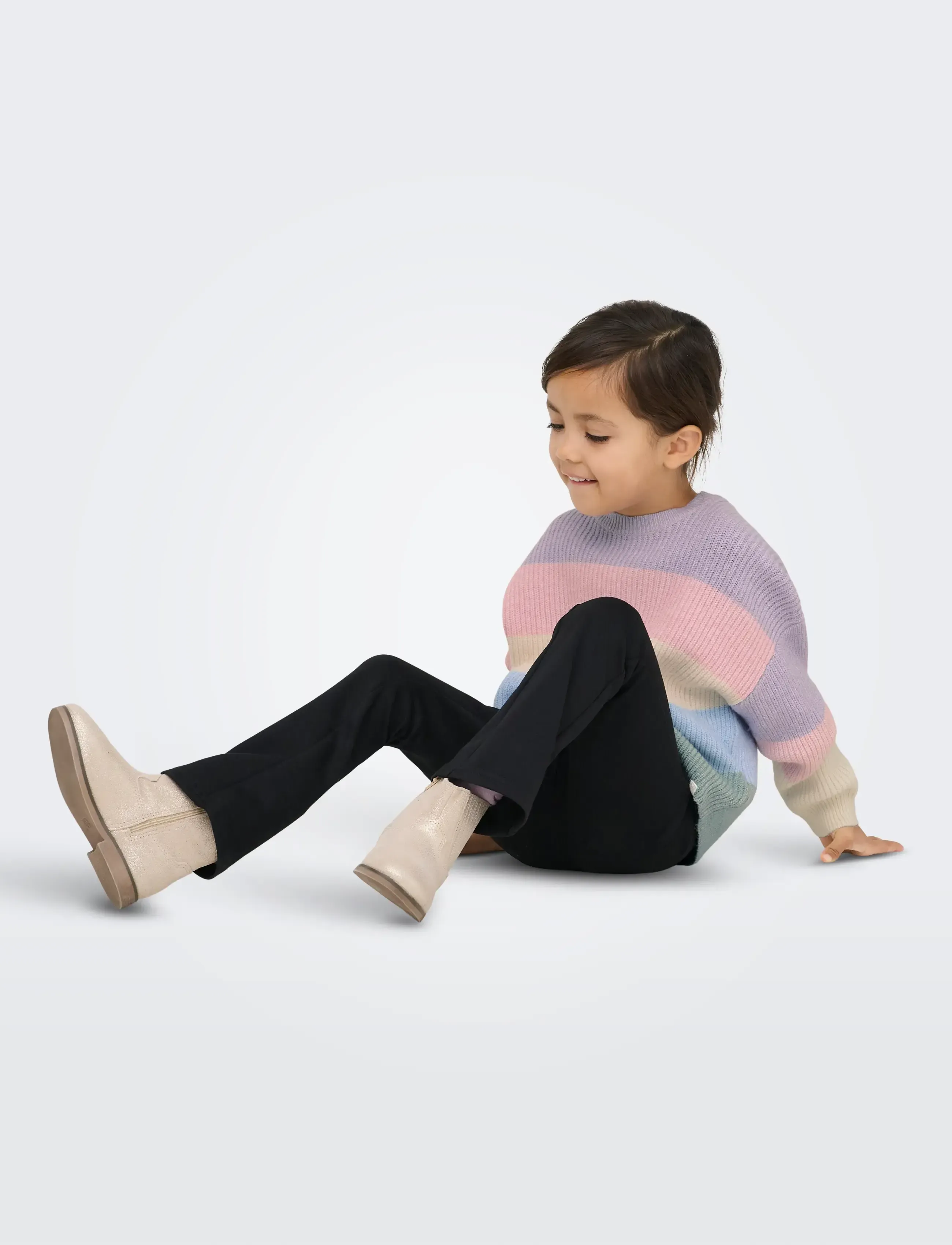 Kids Only - KMGSANDY L/S STRIPE PULLOVER KNT NOOS - pullover - lavendula - 5