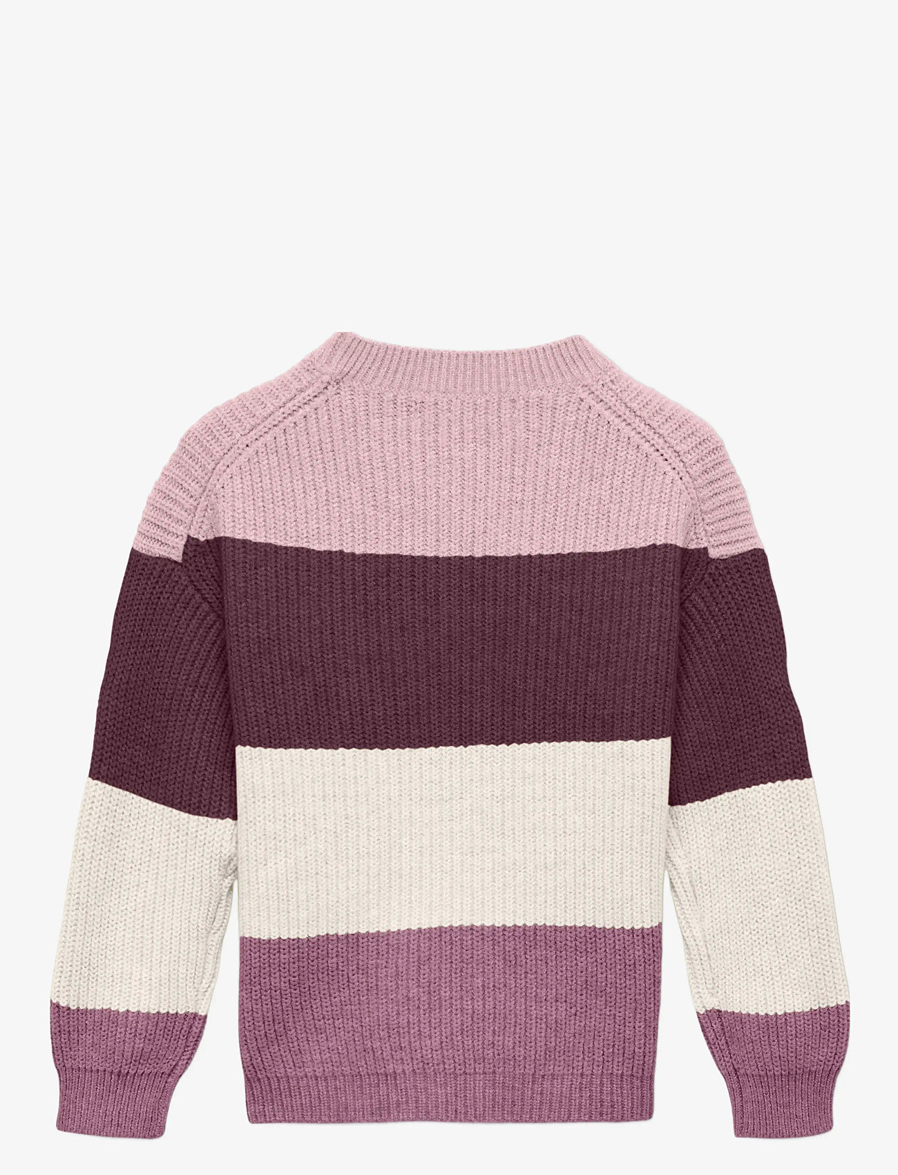 Kids Only - KMGSANDY L/S STRIPE PULLOVER KNT - džemprid - mauve wine - 1