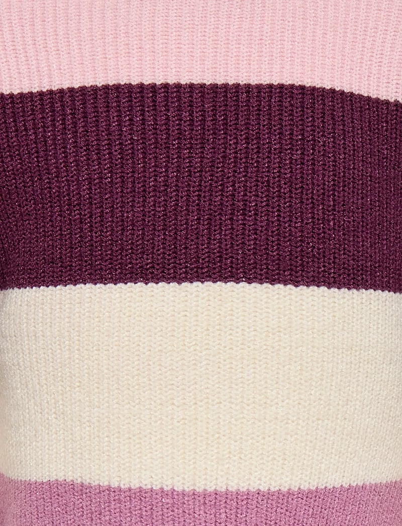 Kids Only - KMGSANDY L/S STRIPE PULLOVER KNT NOOS - pullover - mauve wine - 4