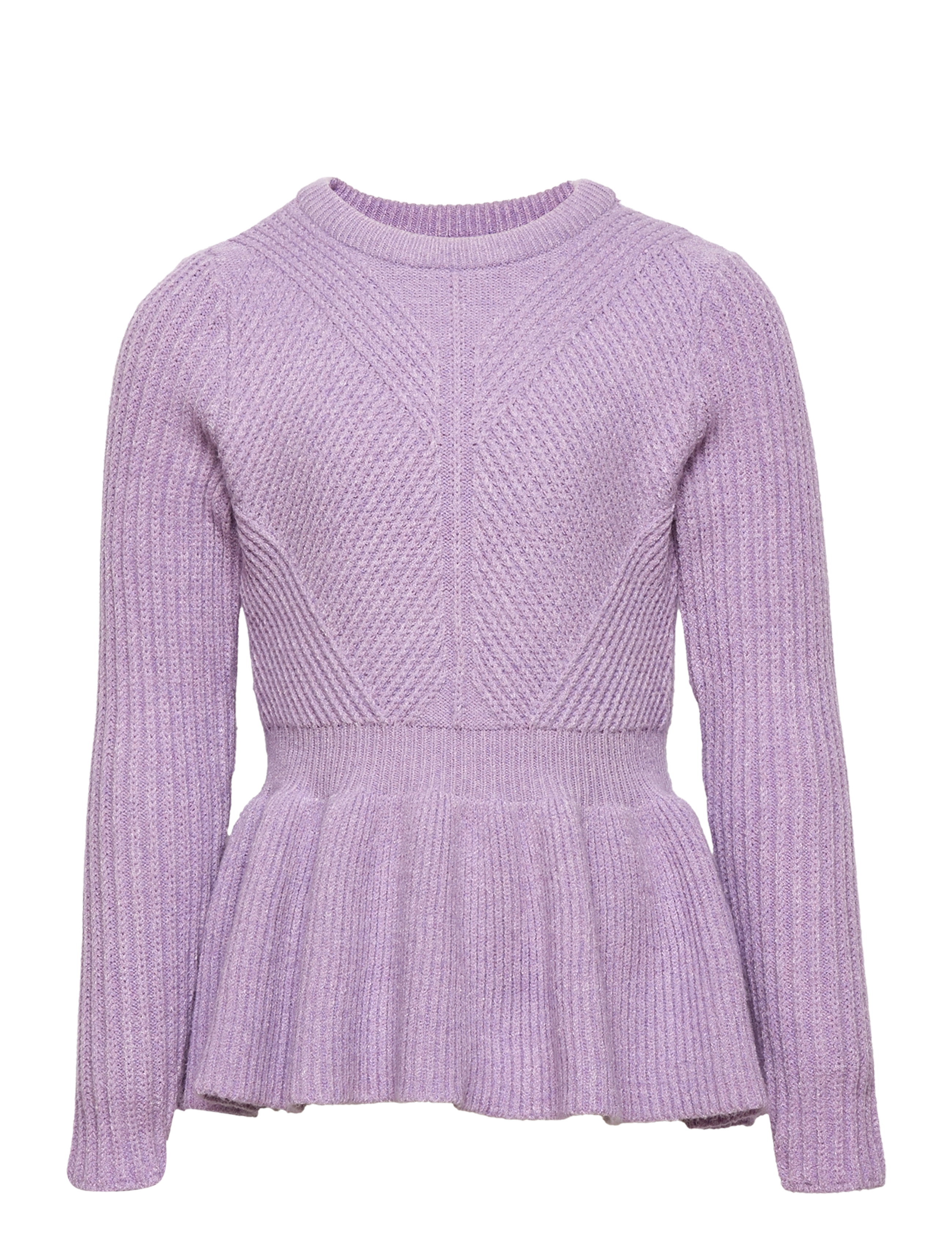 Kids Only - KMGKATIA L/S PEPLUM CP KNT - dewberry - 0