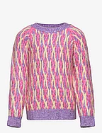 KOGMELLIE L/S O-NECK PULLOVER CP KNT - DEWBERRY