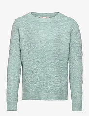 Kids Only - KOGLULLA LIFE LS  GLITTERPULLOVER CP KNT - trøjer - blue surf - 0