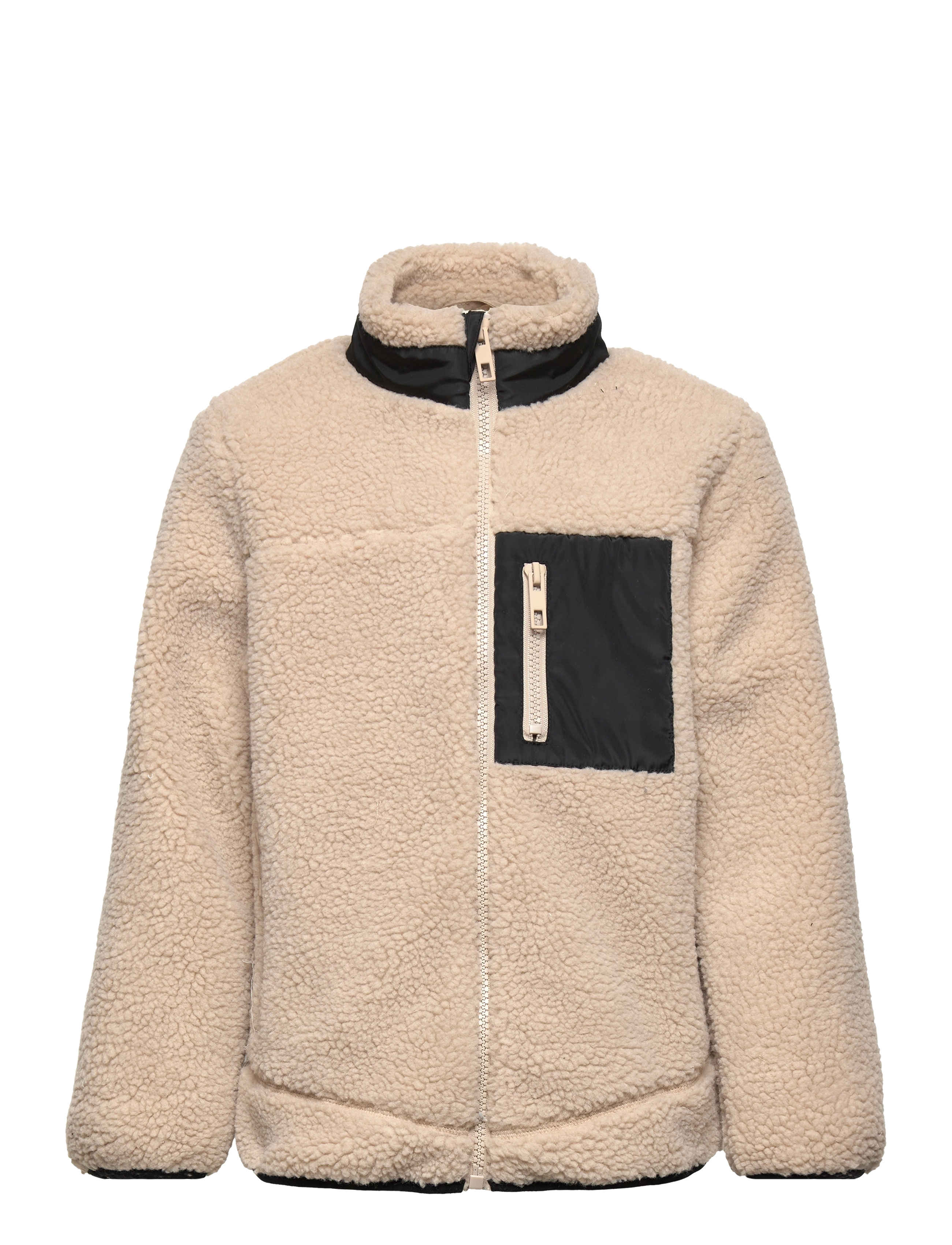 Kids Only - KOBCALVIN TEDDY JACKET CP OTW - humus - 0
