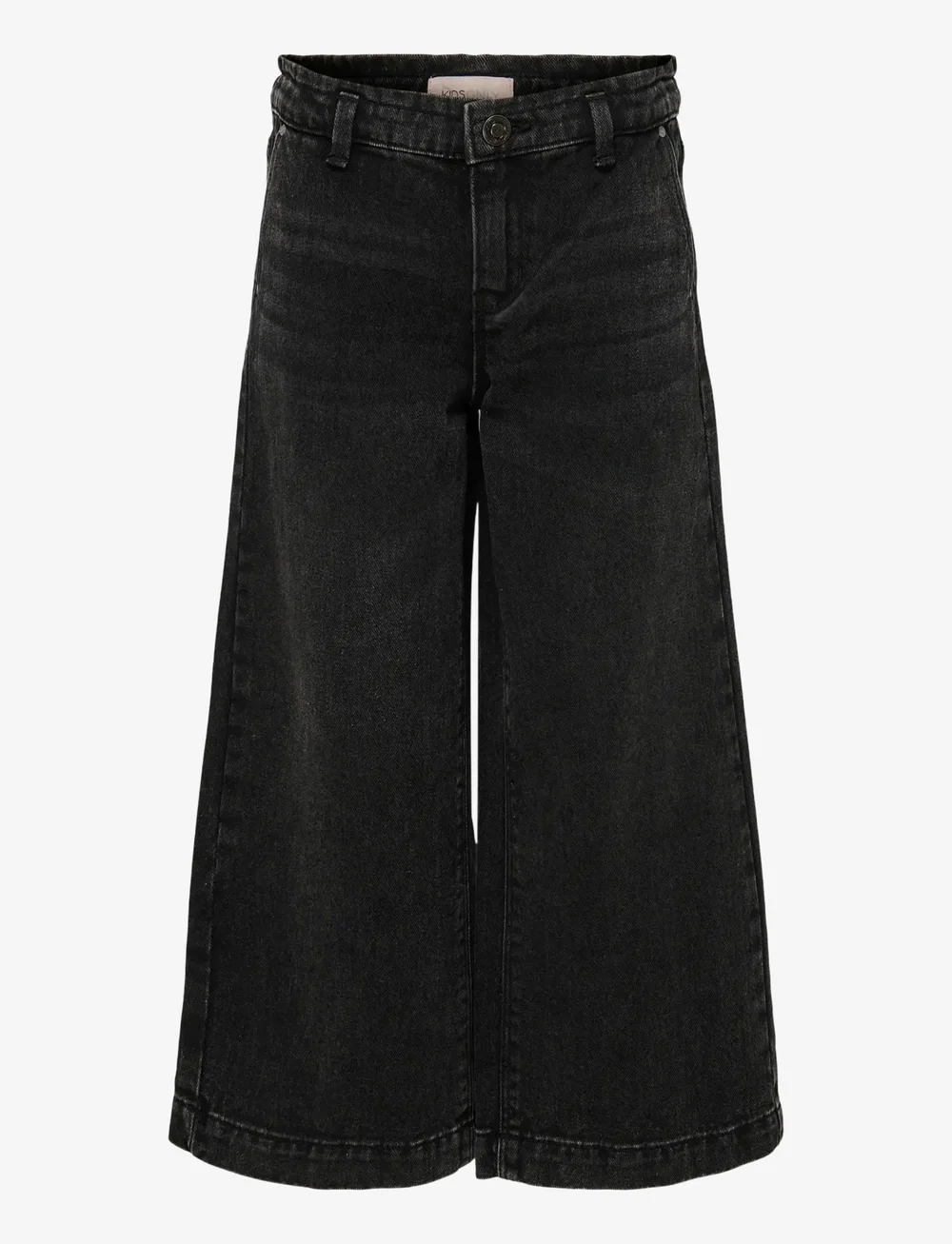 Kids Only - KOGCOMET WIDE DNM PIM528 NOOS - hosen mit weitem bein - washed black - 1