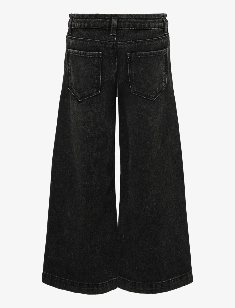 Kids Only - KOGCOMET WIDE DNM PIM528 NOOS - hosen mit weitem bein - washed black - 2