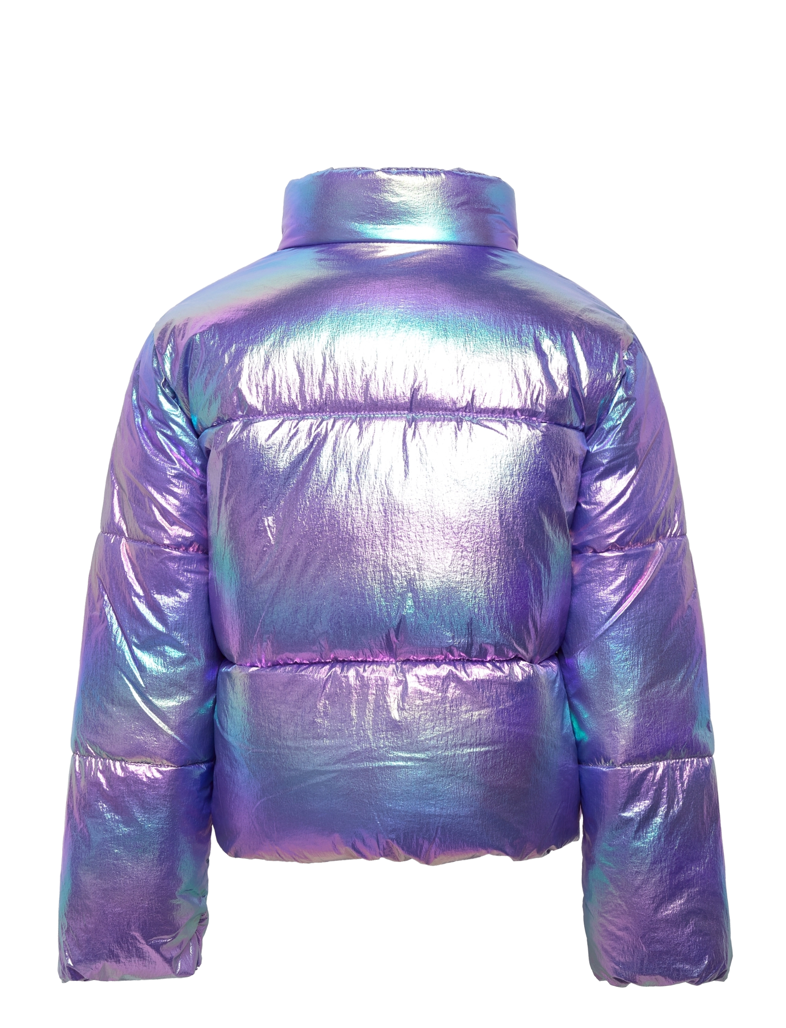 Kids Only - KMGCELINE METALLIC  SHORT PUFFER OTW - purple opulence - 1