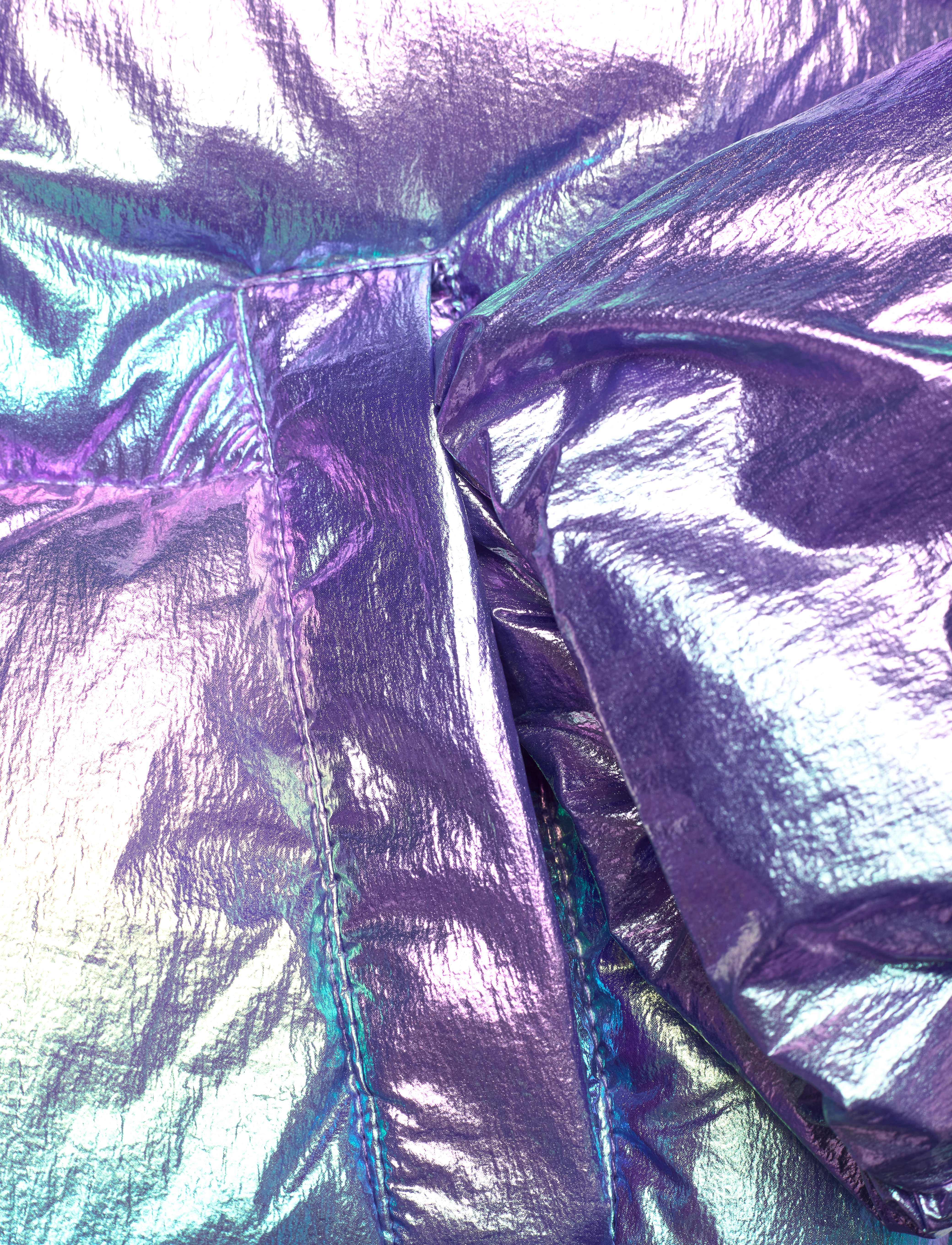 Kids Only - KMGCELINE METALLIC  SHORT PUFFER OTW - purple opulence - 3