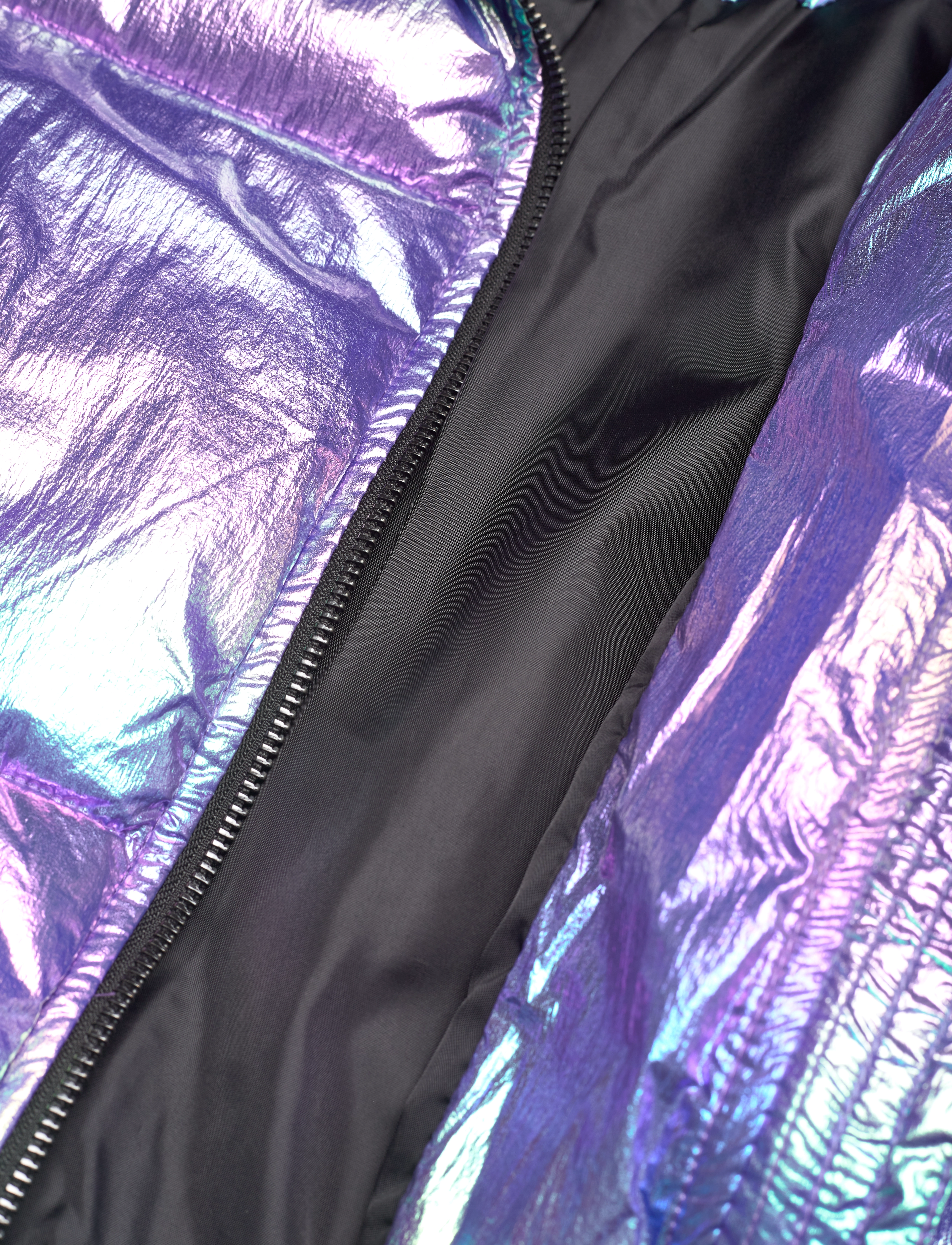 Kids Only - KMGCELINE METALLIC  SHORT PUFFER OTW - purple opulence - 4