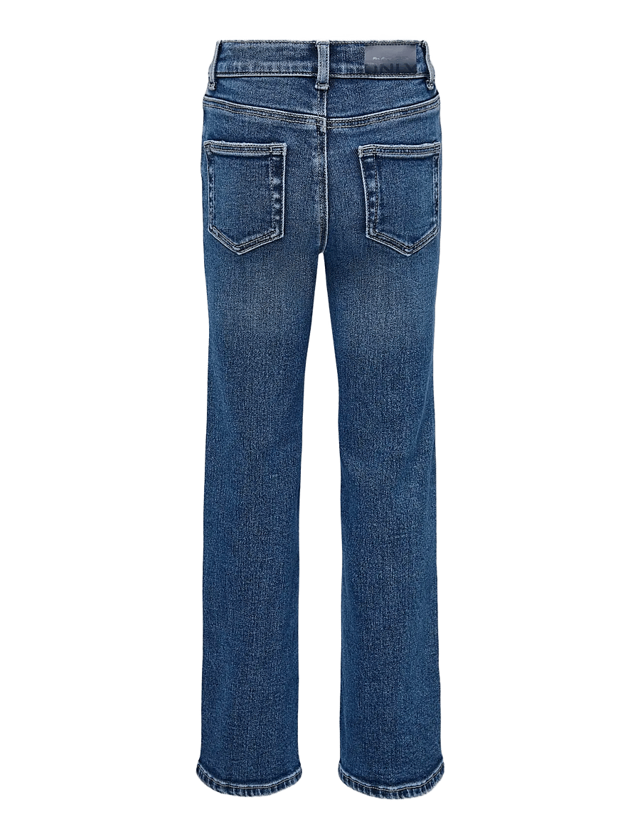 Kids Only - KOGJUICY WIDE LEG DNM CRO557 NOOS - pantalons larges - medium blue denim - 2