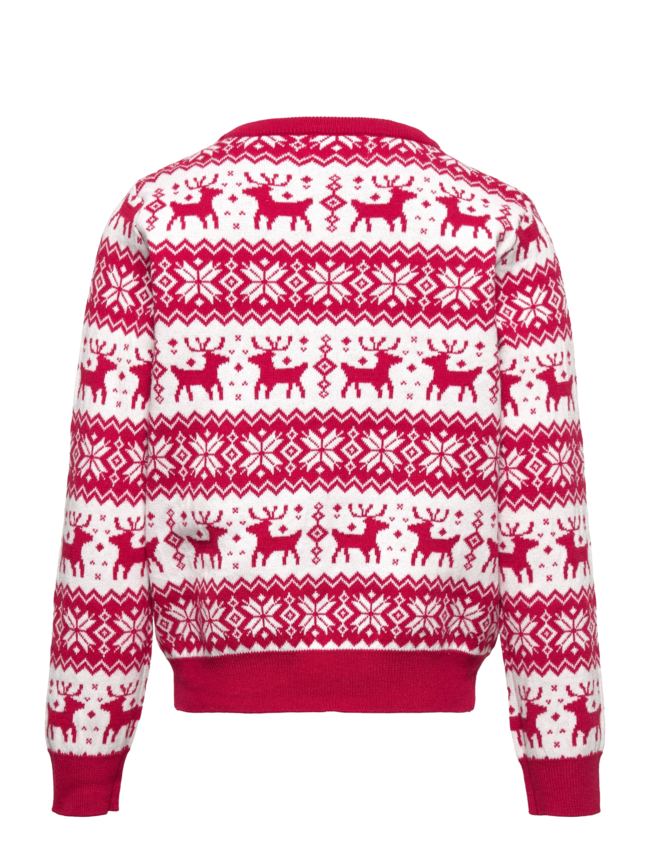 Kids Only - KOGXMAS COMFY SNOWFLAKE L/S PULLOVER KNT - chili pepper - 1