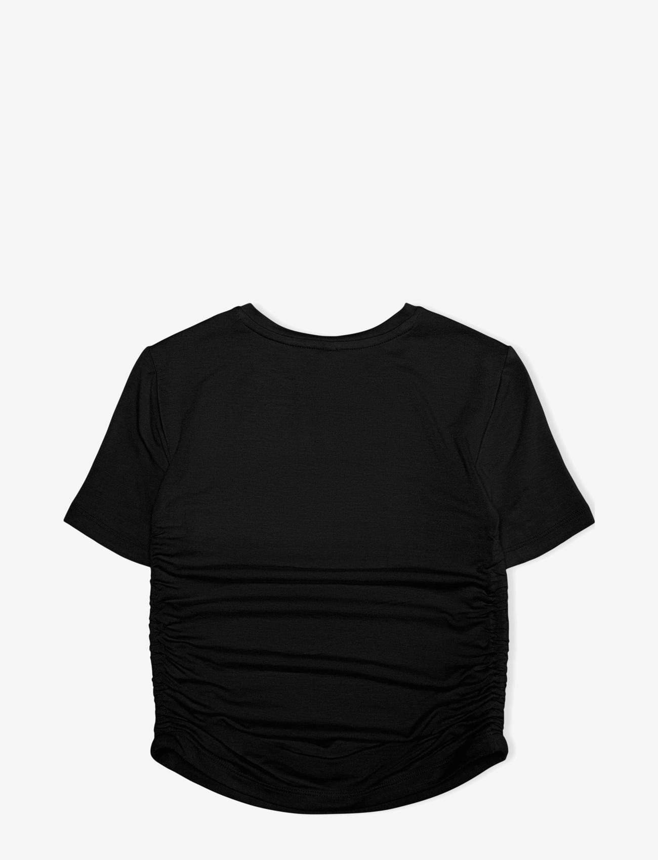 Kids Only - KOGSOPHIA S/S RUCHING TOP CS JRS - black - 1