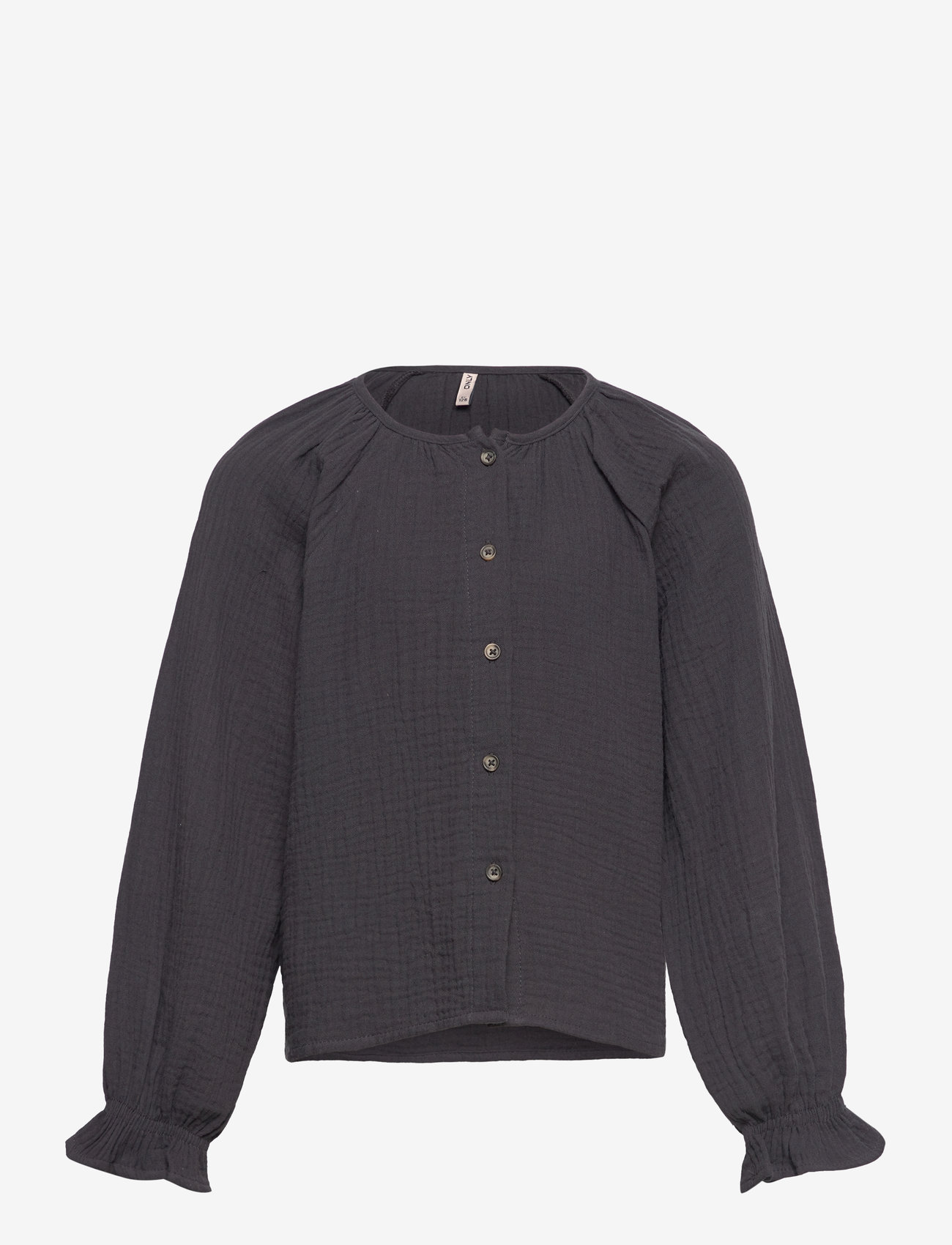 Kids Only - KOGTHYRA LS BUTTON BLOUSE WVN - phantom - 0
