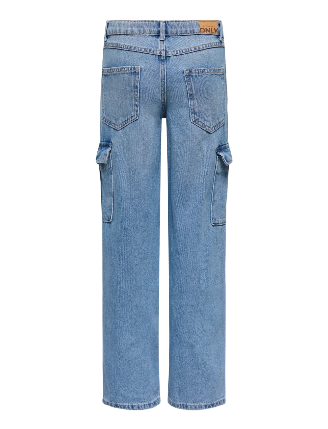 Kids Only - KOGHARMONY WIDE CARGO CARROT PIM NOOS - laiad teksad - light blue denim - 2