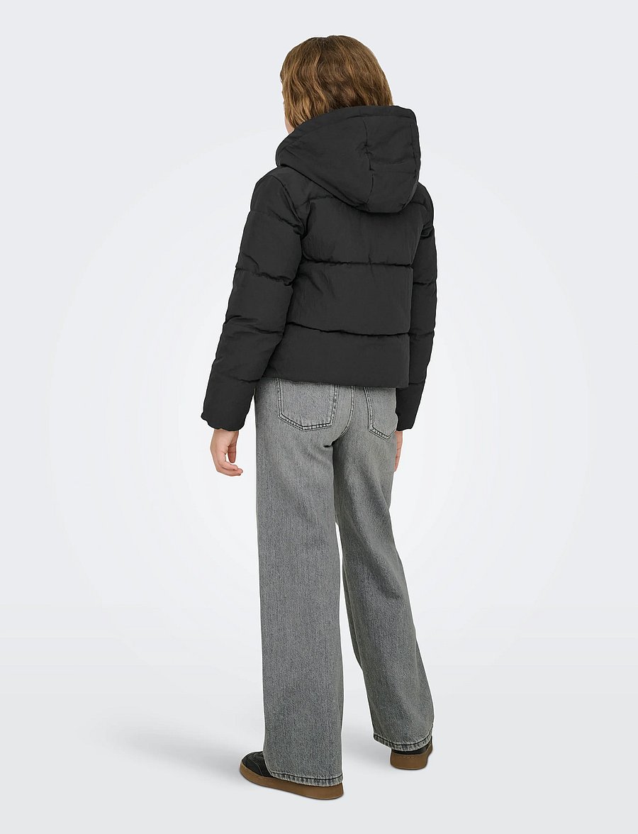 Kids Only - KOGDOLLY LIFE SHT PUFFER JACKET OTW NOOS - dunjakker - black - 3