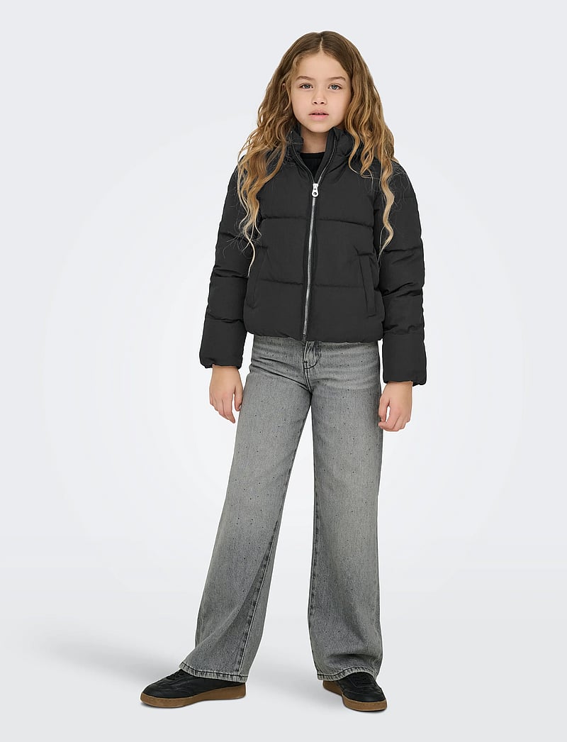 Kids Only - KOGDOLLY LIFE SHT PUFFER JACKET OTW NOOS - dunjakker - black - 5