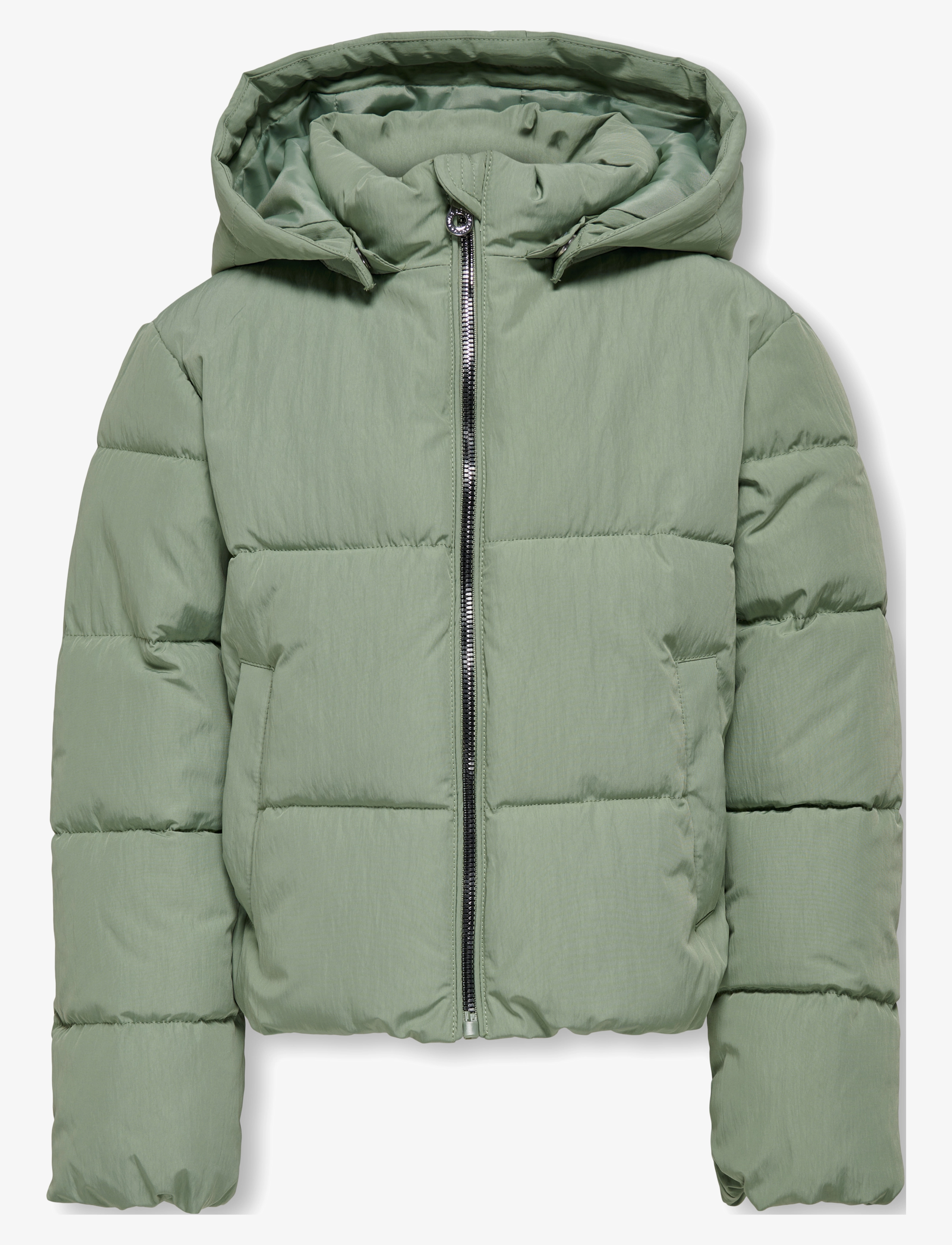 Kids Only KOGDOLLY LIFE SHT PUFFER JACKET OTW NOOS - Talvejope - HEDGE GREEN / green
