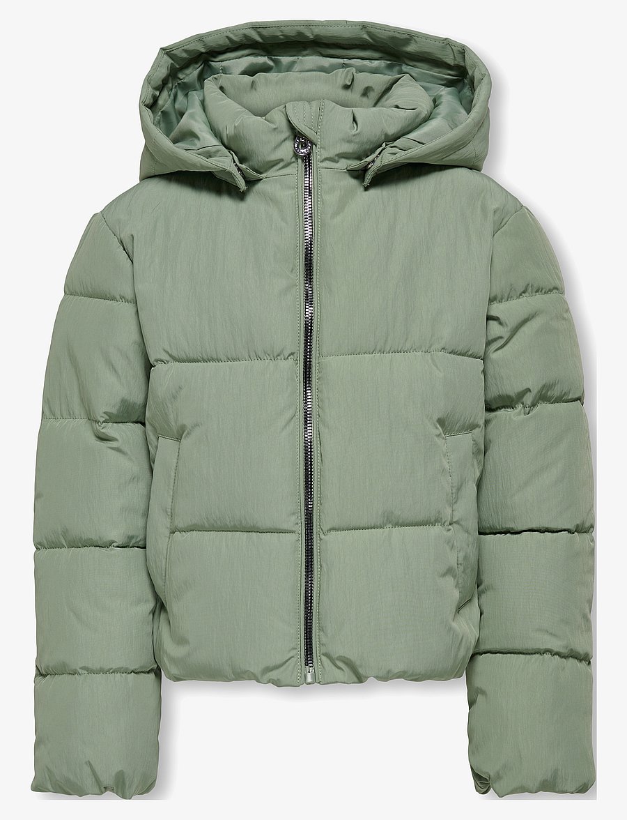 Kids Only - KOGDOLLY LIFE SHT PUFFER JACKET OTW NOOS - dunjakker - hedge green - 1