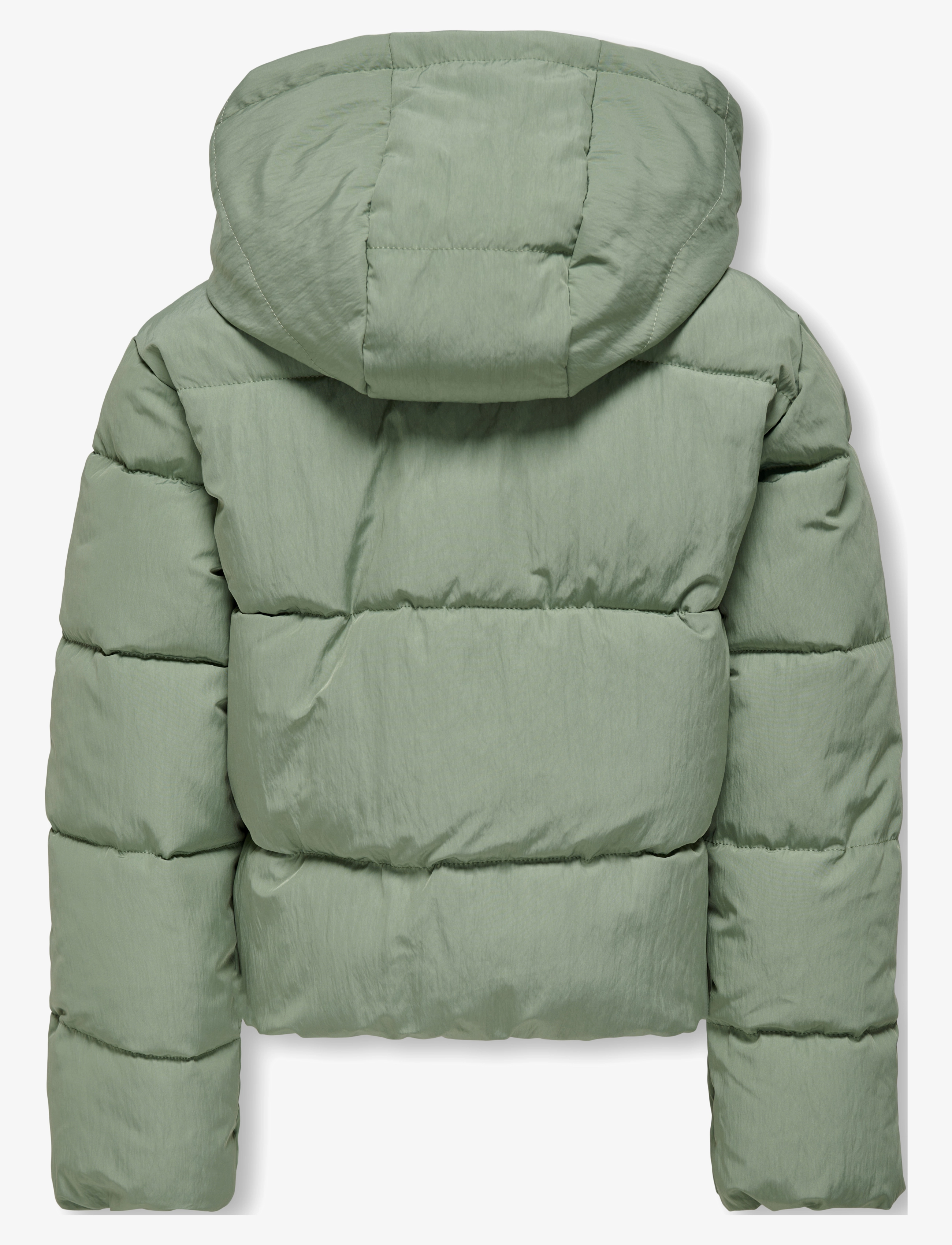 Kids Only - KOGDOLLY LIFE SHT PUFFER JACKET OTW NOOS - Žieminė striukė - hedge green - 2