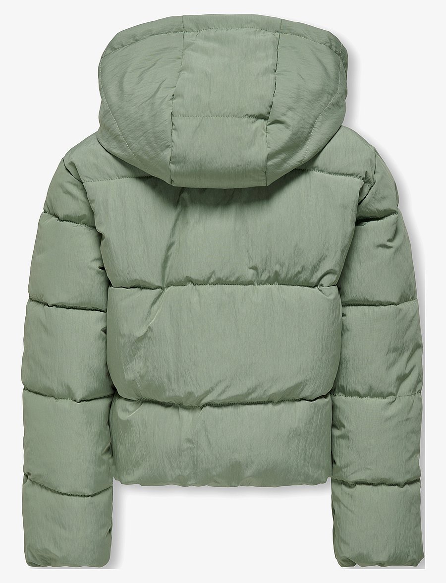 Kids Only - KOGDOLLY LIFE SHT PUFFER JACKET OTW NOOS - dunjakker - hedge green - 2