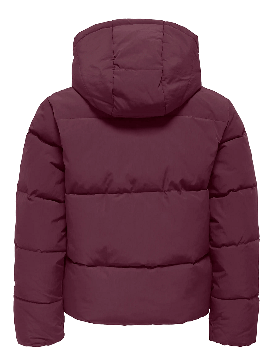 Kids Only - KOGDOLLY LIFE SHT PUFFER JACKET OTW NOOS - dunjakker - mauve wine - 2