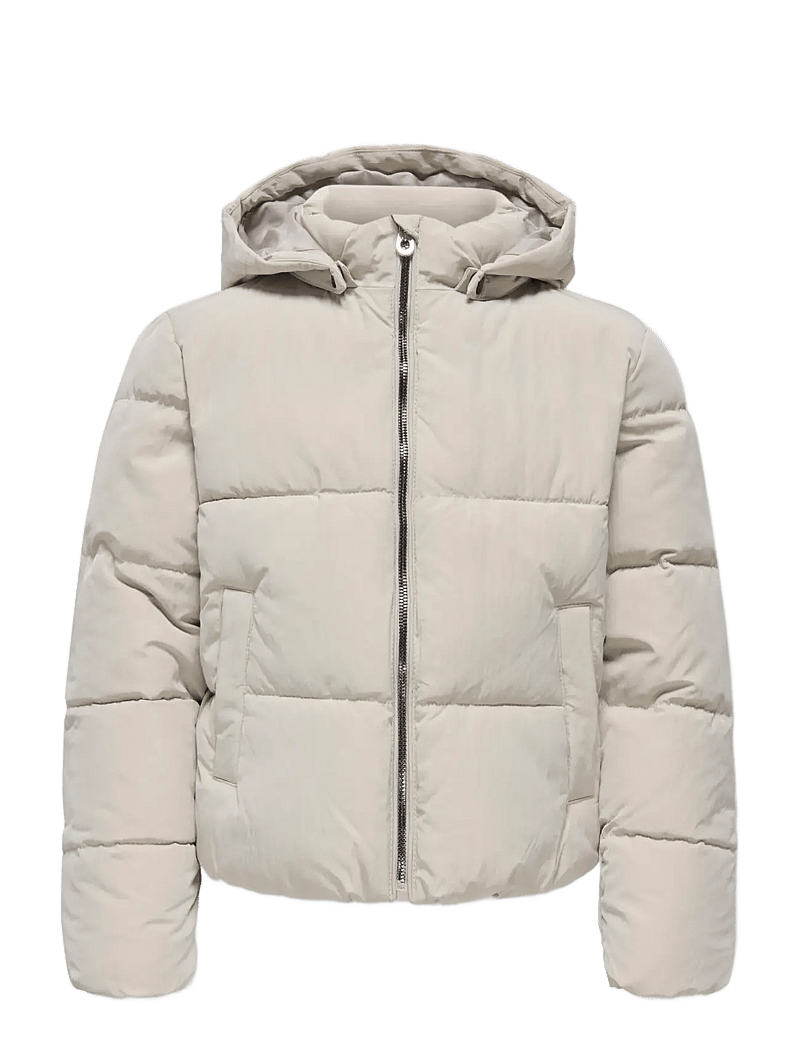 Kids Only - KOGDOLLY LIFE SHT PUFFER JACKET OTW NOOS - dunjakker - pumice stone - 1