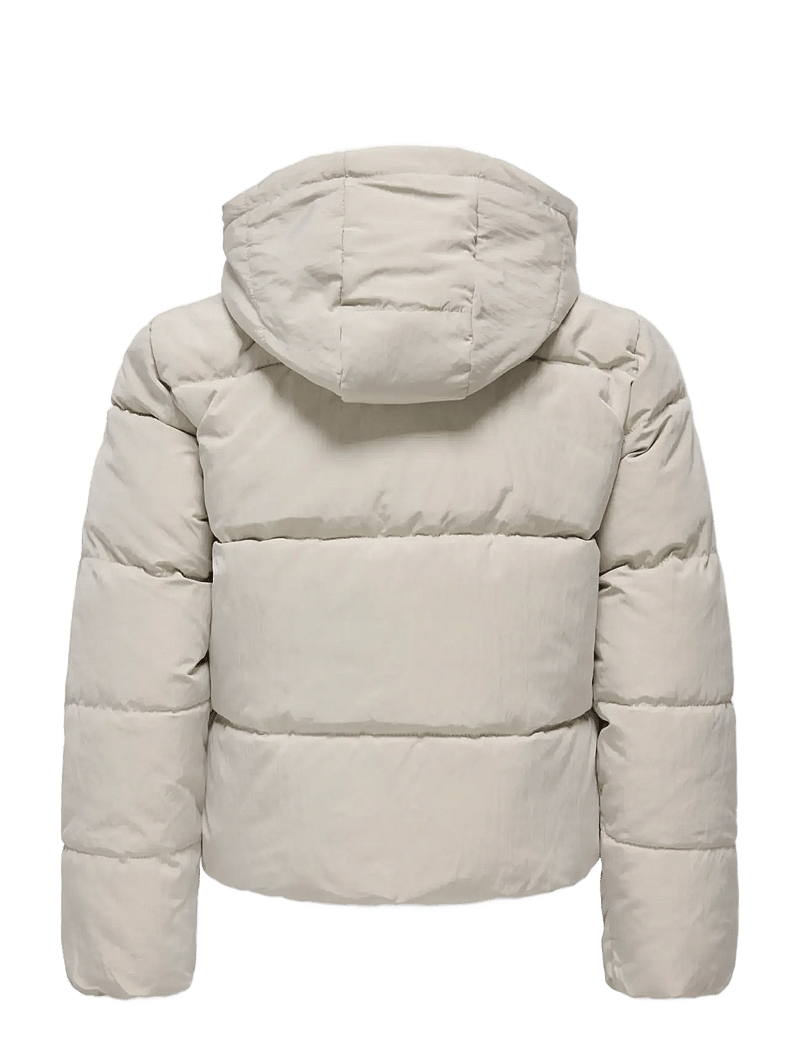 Kids Only - KOGDOLLY LIFE SHT PUFFER JACKET OTW NOOS - dunjakker - pumice stone - 2