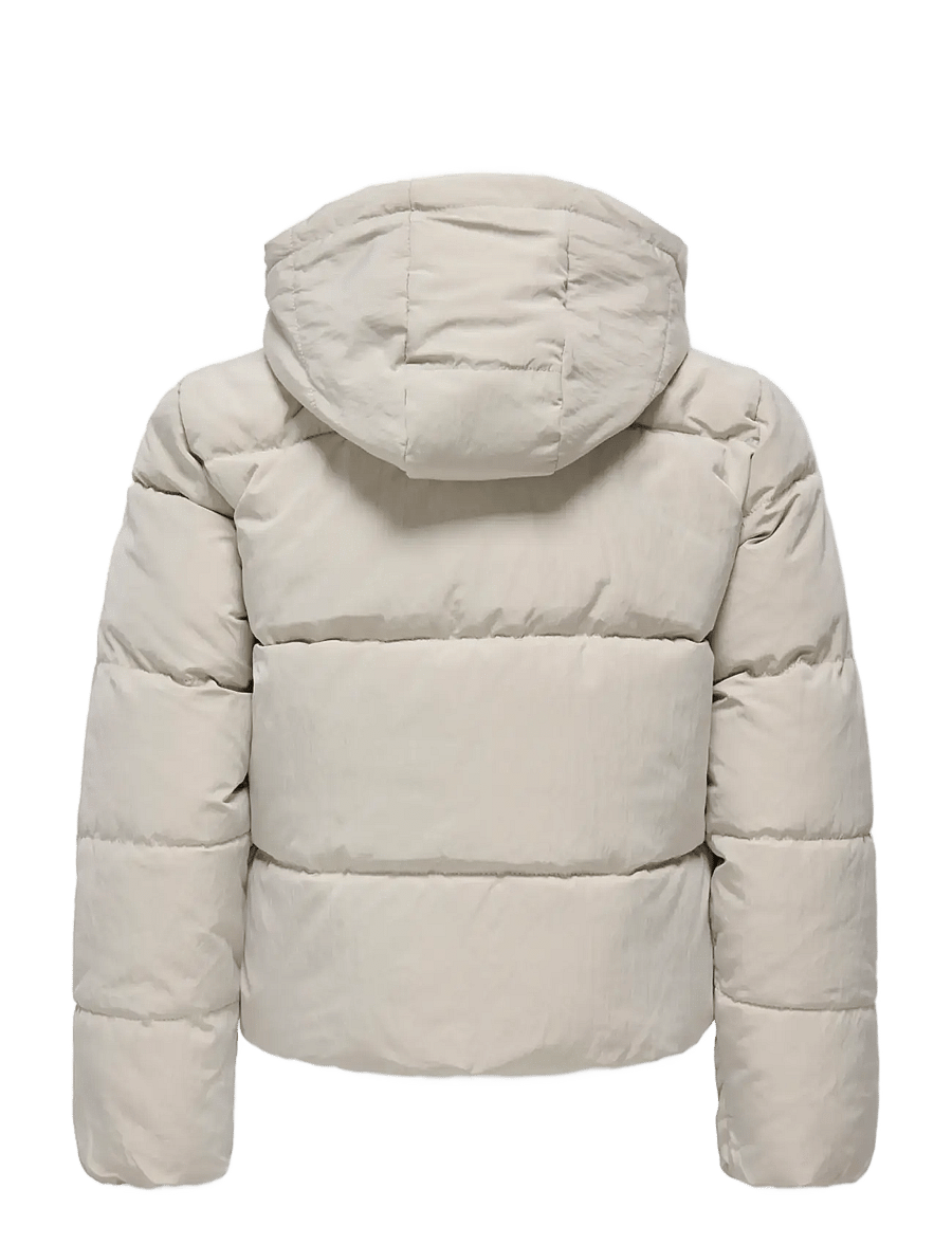 Kids Only - KOGDOLLY LIFE SHT PUFFER JACKET OTW NOOS - veste rembourrée - pumice stone - 2