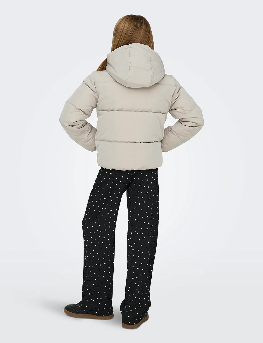 Kids Only - KOGDOLLY LIFE SHT PUFFER JACKET OTW NOOS - veste rembourrée - pumice stone - 3