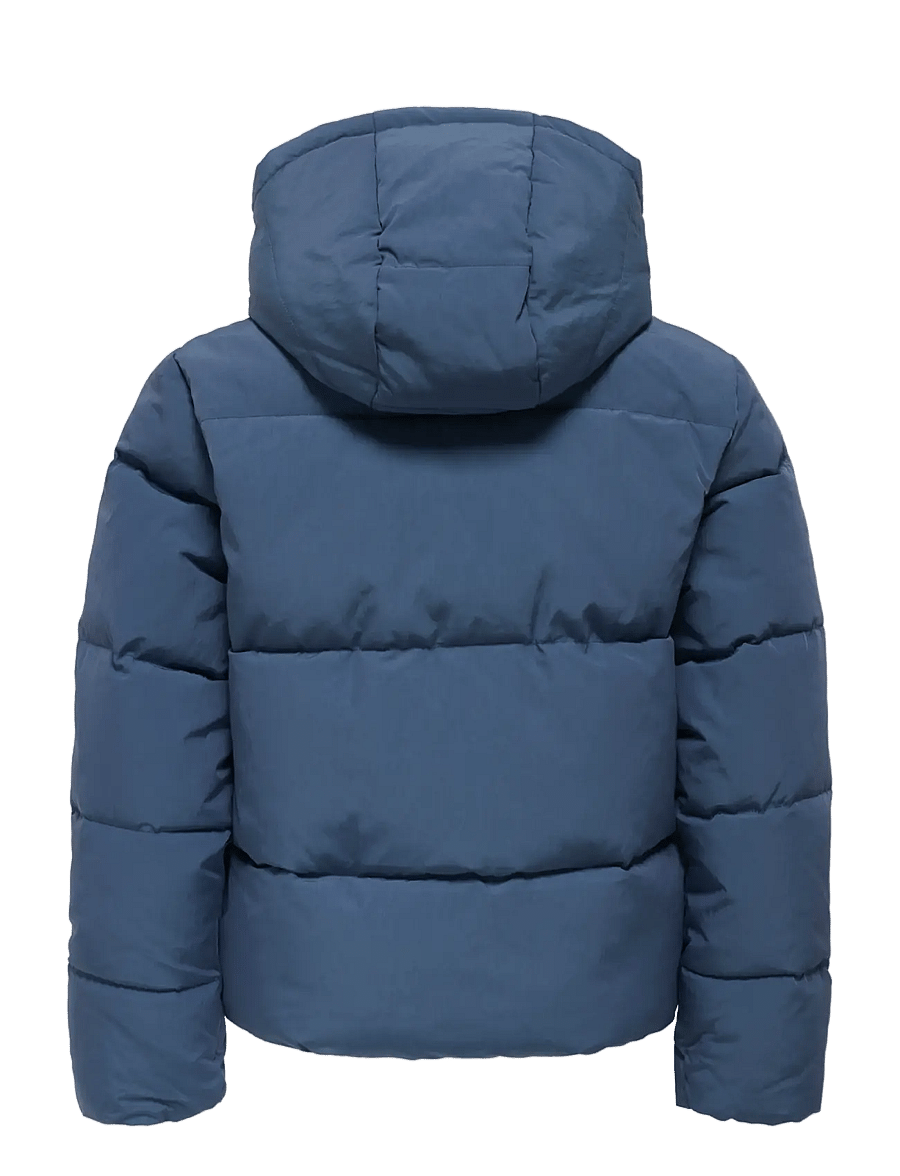 Kids Only - KOGDOLLY LIFE SHT PUFFER JACKET OTW NOOS - daunen- und steppjacken - vintage indigo - 2